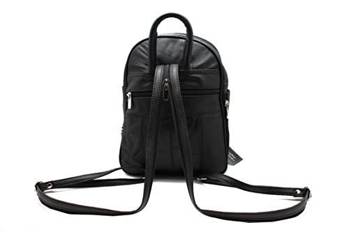 Premium Genuine Leather Backpack for Women - Stylish Tan Laptop Bookbag with Multiple Pockets & Adjustable Straps | Perfect for Work, Travel & College