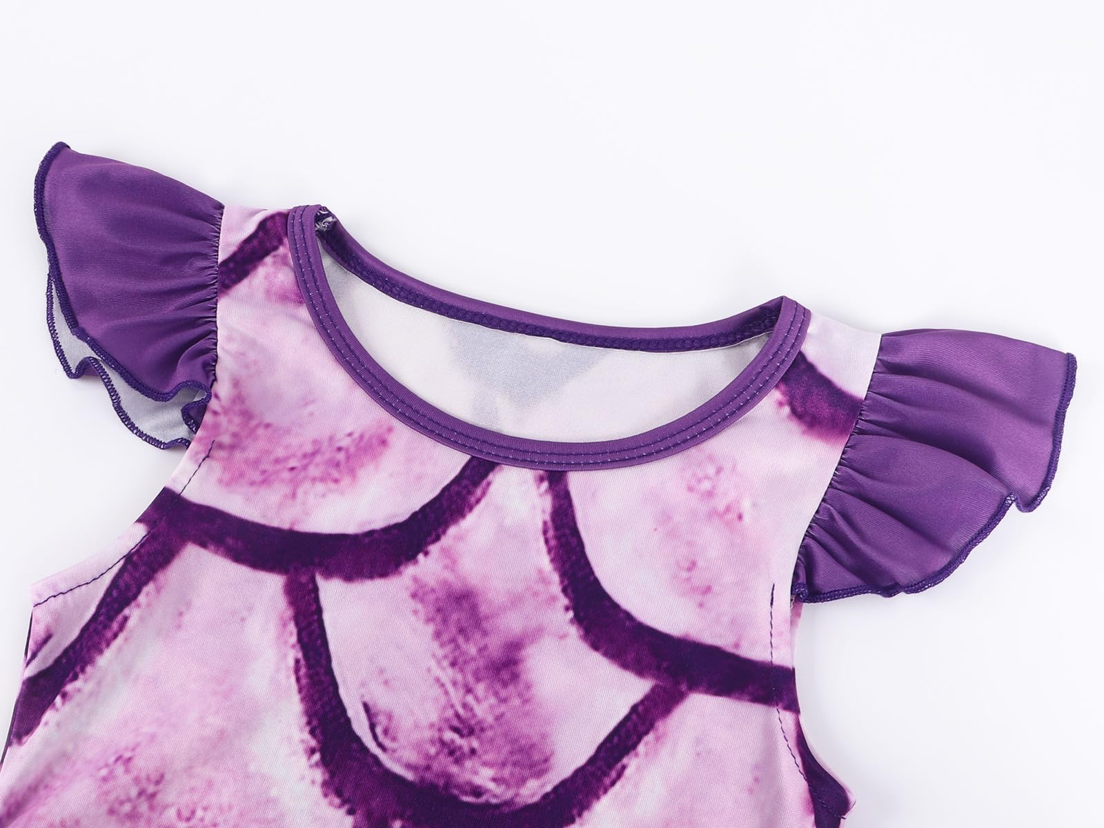 **AMZBarley Princess Nightgown - Descendants Pajamas for Girls, Toddler Kids Sleepwear with Flutter Sleeves - Soft & Comfortable Sleep Gown Dress for Bedtime & Sleepovers**    *(Perfect for Disney-themed parties, cozy bedtime routines, and fun sleepovers with friends!)*