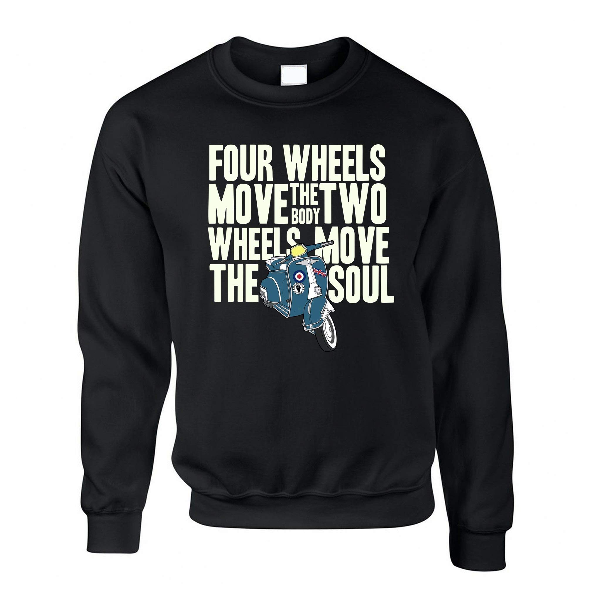 Two Wheels Move The Soul - Premium Biking Jumper for Motorcycle Enthusiasts | Perfect for Road Trips & Biker Events