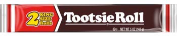 Tootsie Roll 2 King Size Rolls, 5 Ounce Pack - 15 Count Display Box | Bulk Candy for Halloween, Parties, Office Treats & Gift Baskets