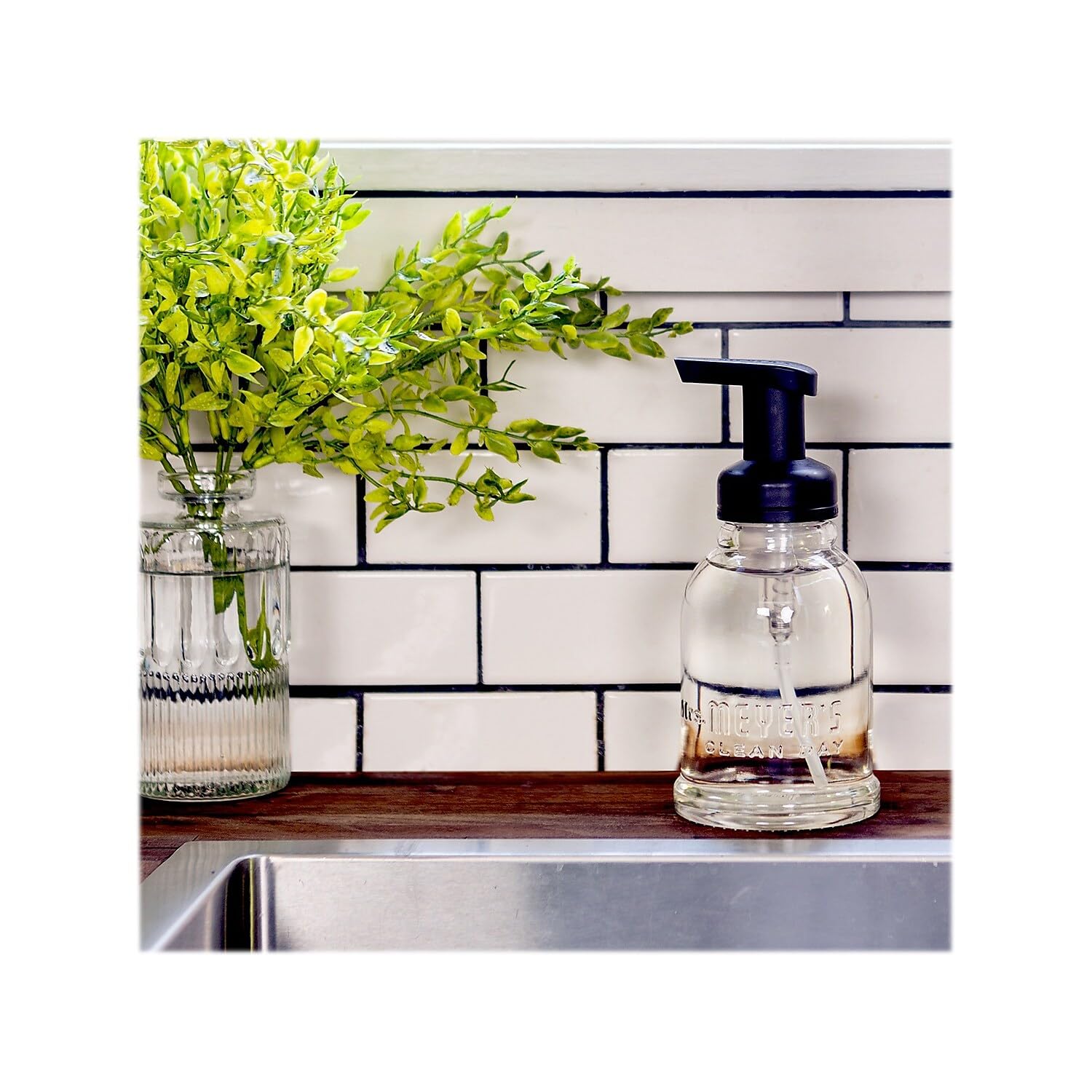 Mrs. Meyer's Lavender Foaming Hand Soap Refill 2-Pack (2 Fl Oz) - Concentrated Plant-Based Formula for Kitchen & Bathroom - Fresh Floral Scent, Eco-Friendly Hand Wash Dispenser Refill