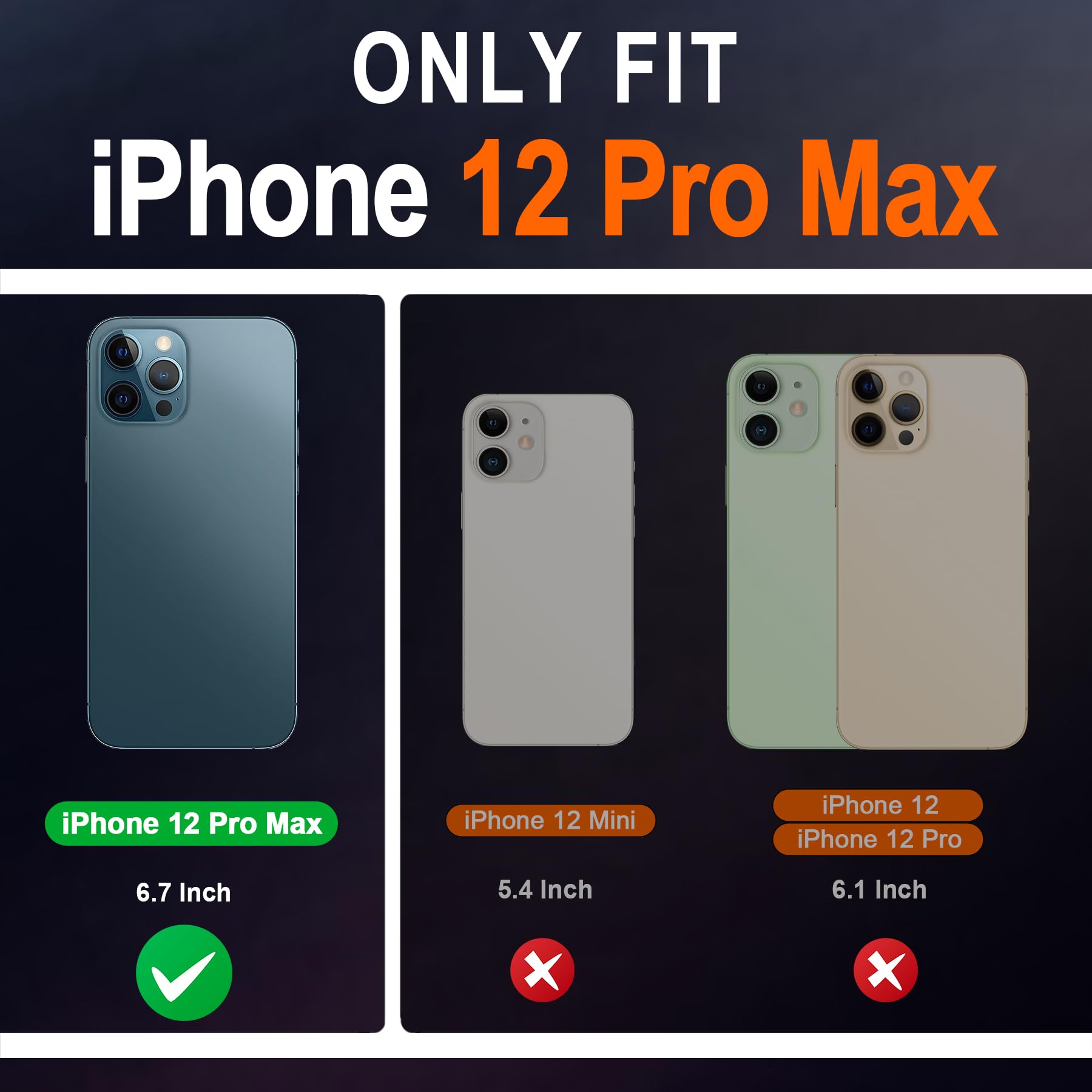 Premium SHIELDON Genuine Leather Wallet Case for iPhone 12 Pro Max (6.7