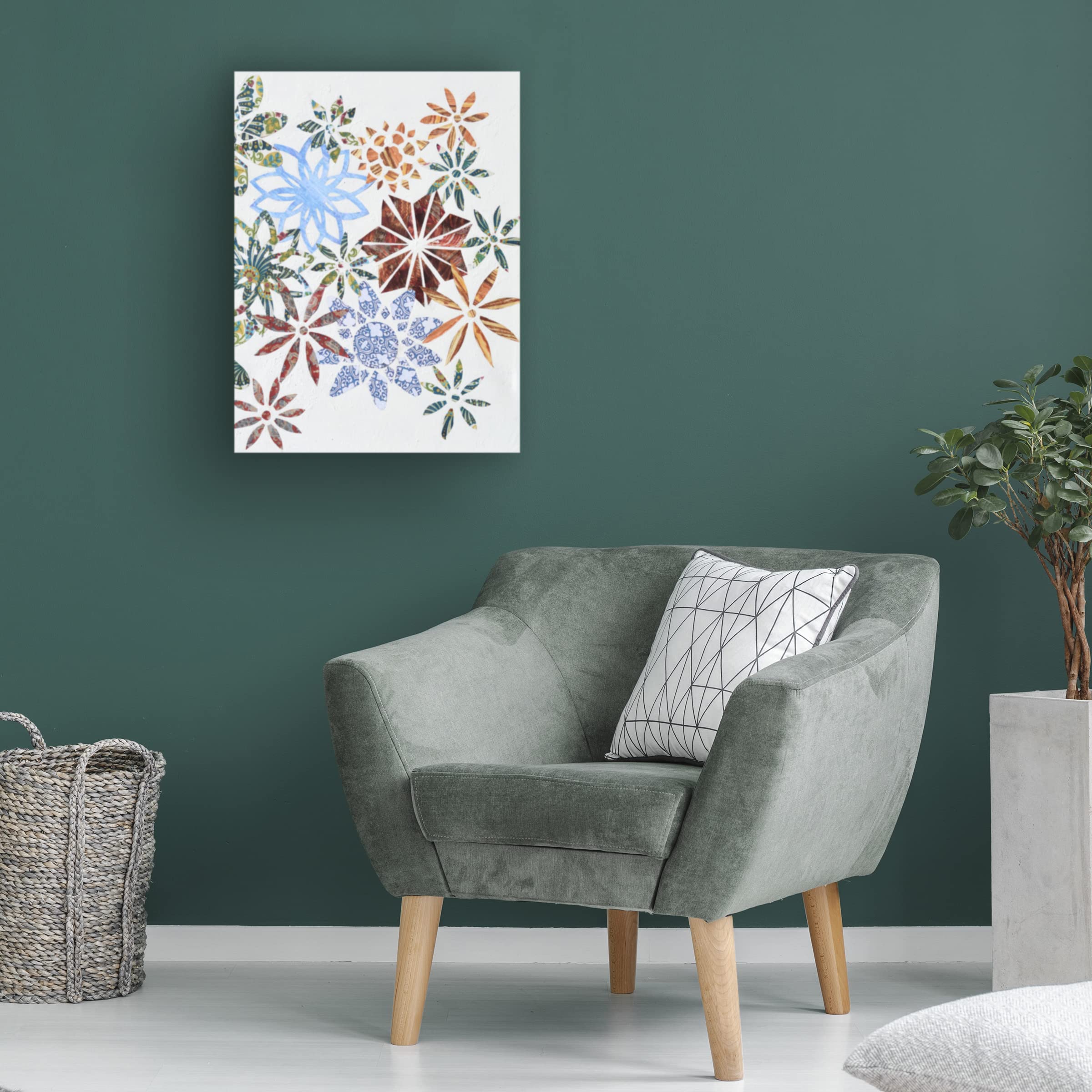 Trademark Fine Art 'Kaleidoscope Cut Outs II' Abstract Canvas Wall Art by Natalie Avondet - Perfect for Living Room, Bedroom & Office Decor