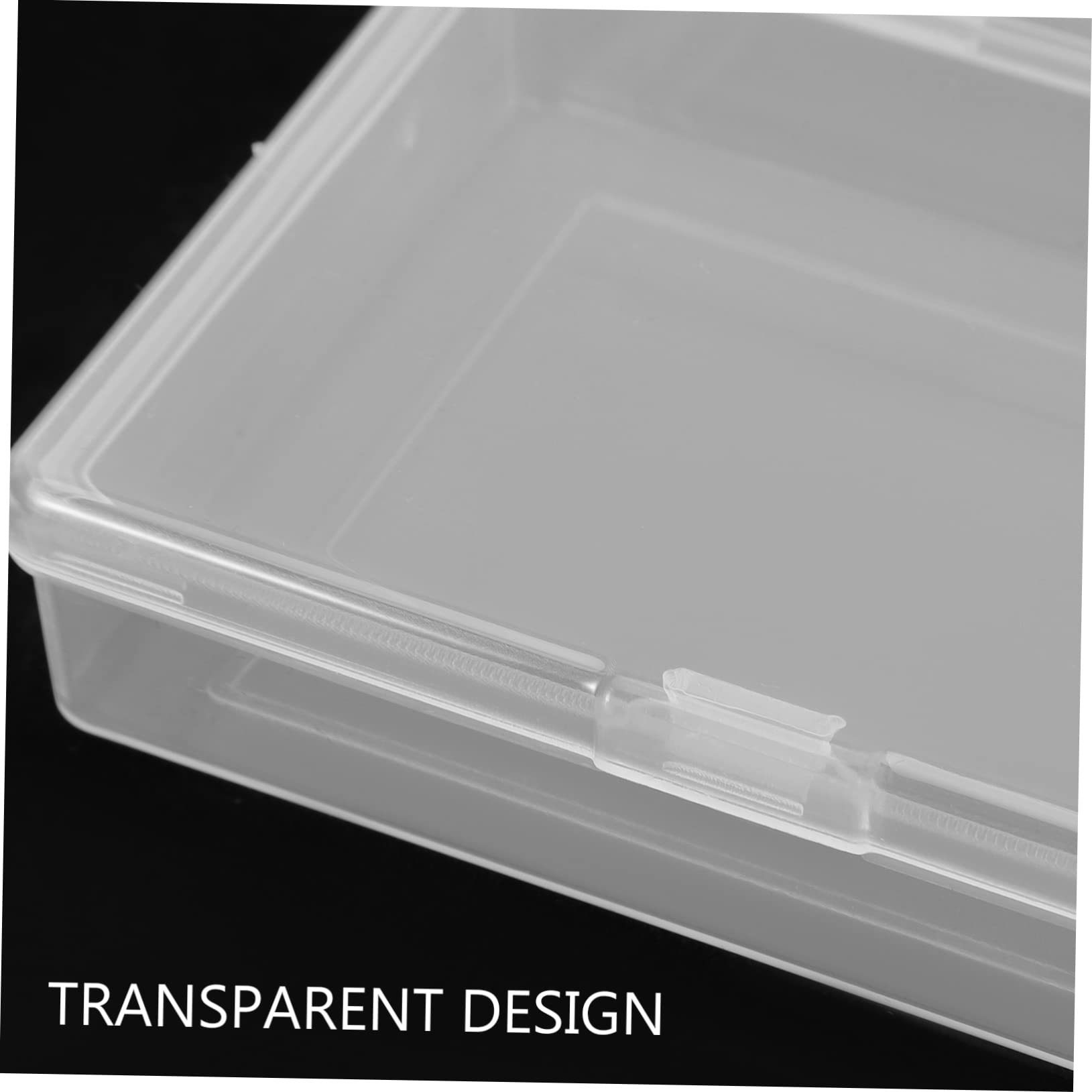 VICASKY 6 Pack Poker Card Storage Box - Plastic Playing Cards Holder Case with Lid - Organize & Protect Collectible Cards for Poker Games, Magic Tricks & Card Collecting