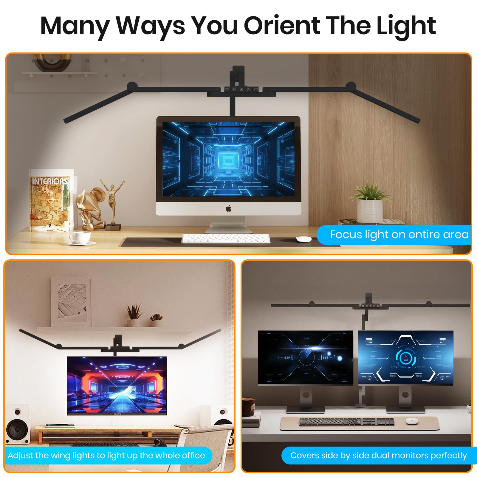 Ultra Bright Architect LED Desk Lamp with Clamp - 41