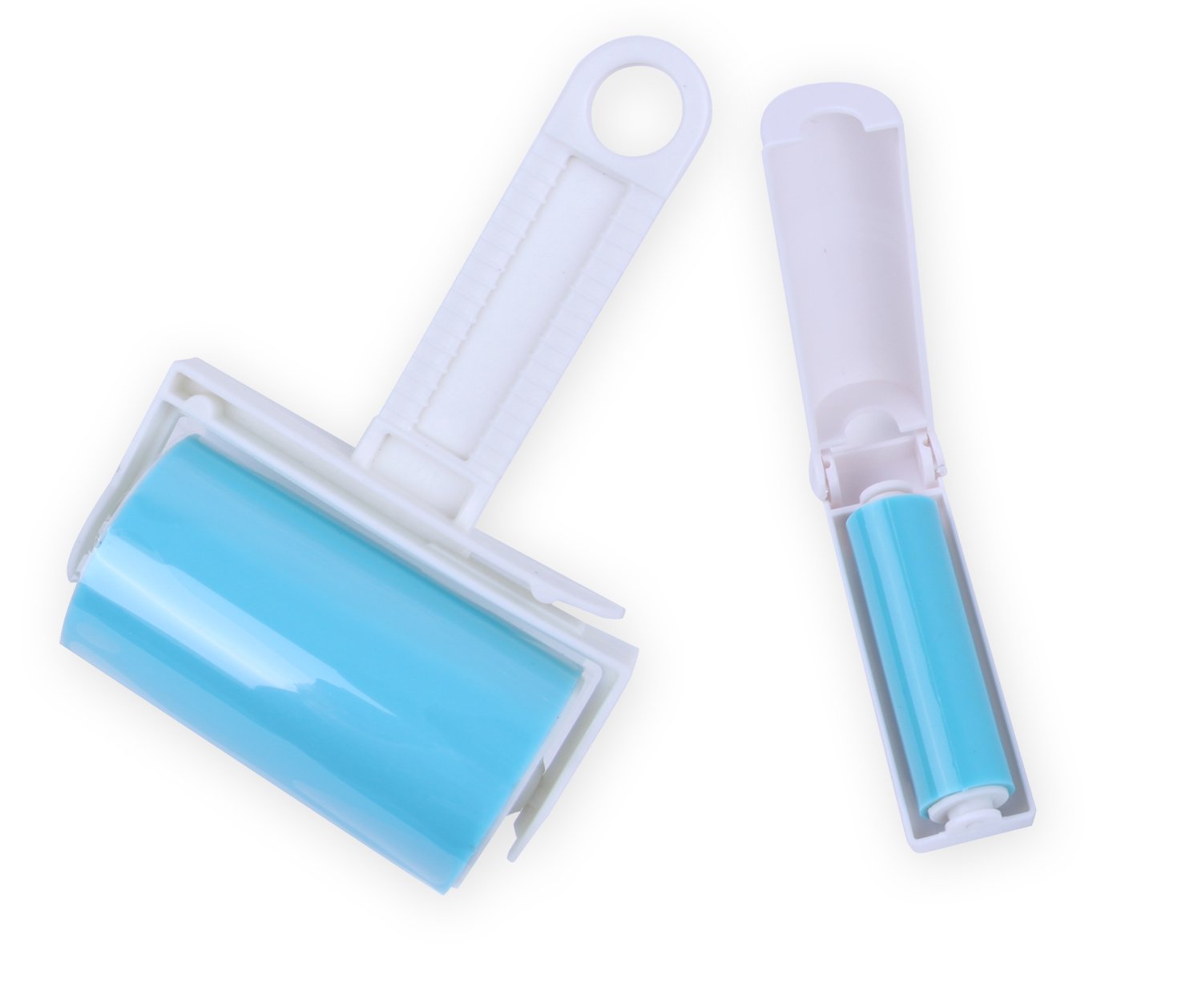 Reusable Sticky Picker Set - Lint Roller & Pet Hair Remover Brush for Clothes, Furniture & Car Cleaning (Blue) - Perfect for Pet Owners, Home & Office Use