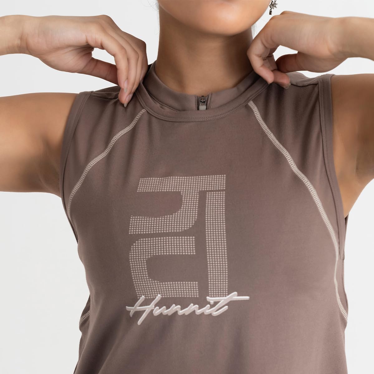HUNNIT Women's Workout Tank Top - Gym & Low Impact Exercise