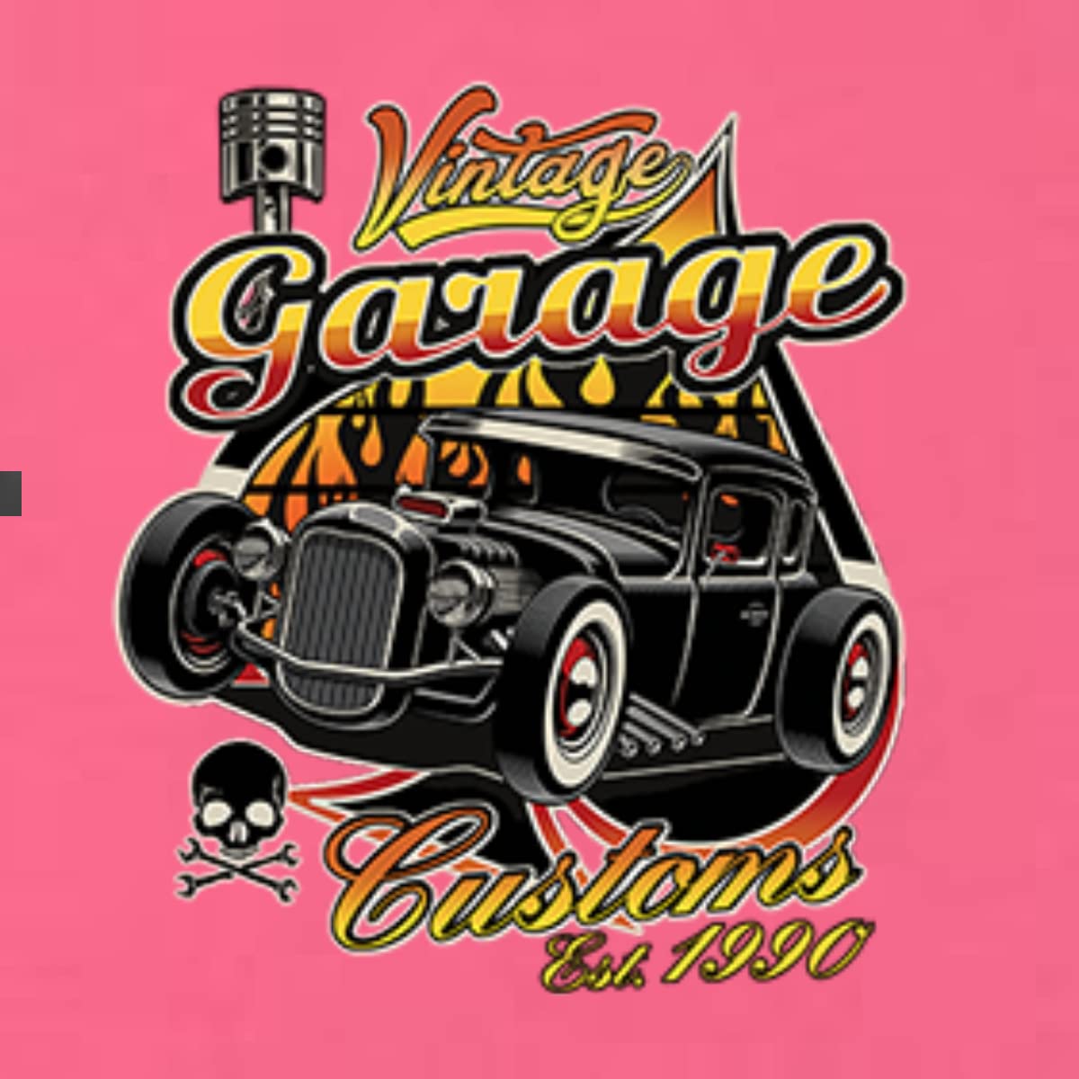 1990s Vintage Hot Rod Classic Car & Truck Racerback Tank Top for Women - Retro Garage Custom Style, Perfect for Car Shows & Casual Wear