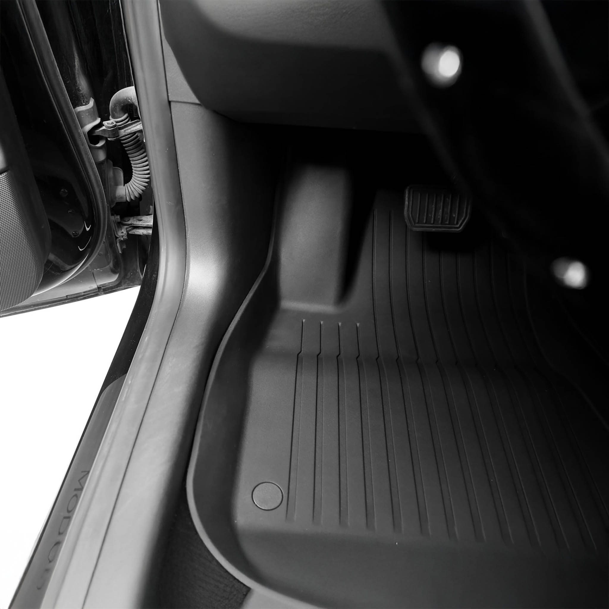 Premium All-Weather Floor Mats for Tesla Model 3 (2017-2023) - Custom Fit, Heavy Duty Protection - Perfect for Rain, Snow & Mud Protection
