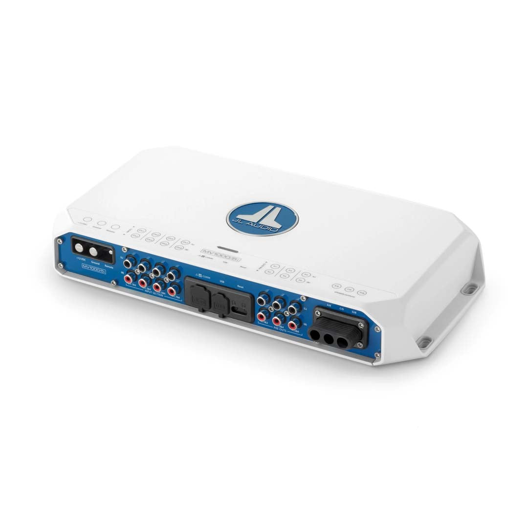 JL Audio MV1000/5i MVi Series 5-Channel Marine Amplifier with DSP - Waterproof Boat Audio System for Marine, Yacht, and Off-Road Vehicle Stereo Upgrades