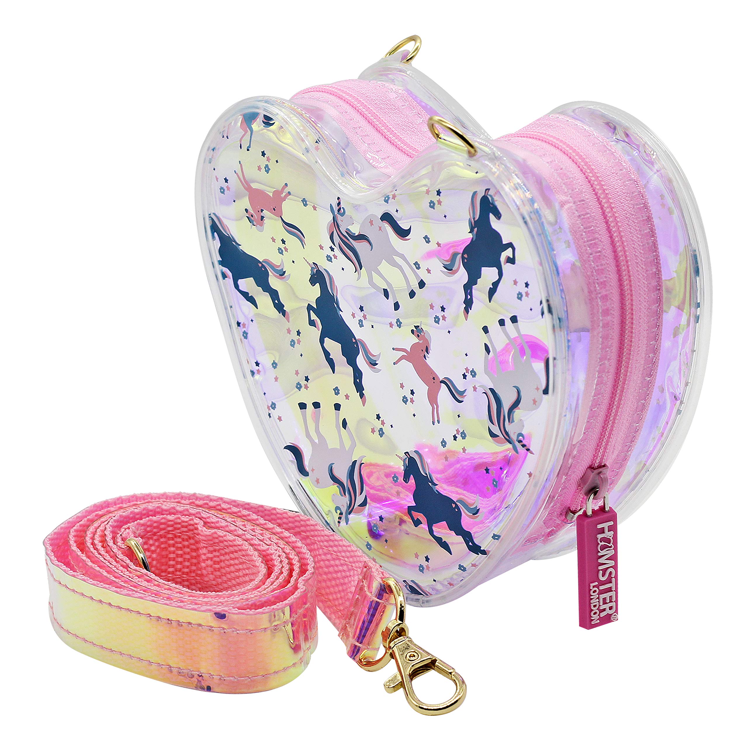 London Heart-Shaped Sling Bag for Women - Stylish Crossbody Purse for Parties & Evening Events, Makeup Pouch & Accessories Organizer | Perfect for Date Nights, Girls' Night Out & Special Occasions