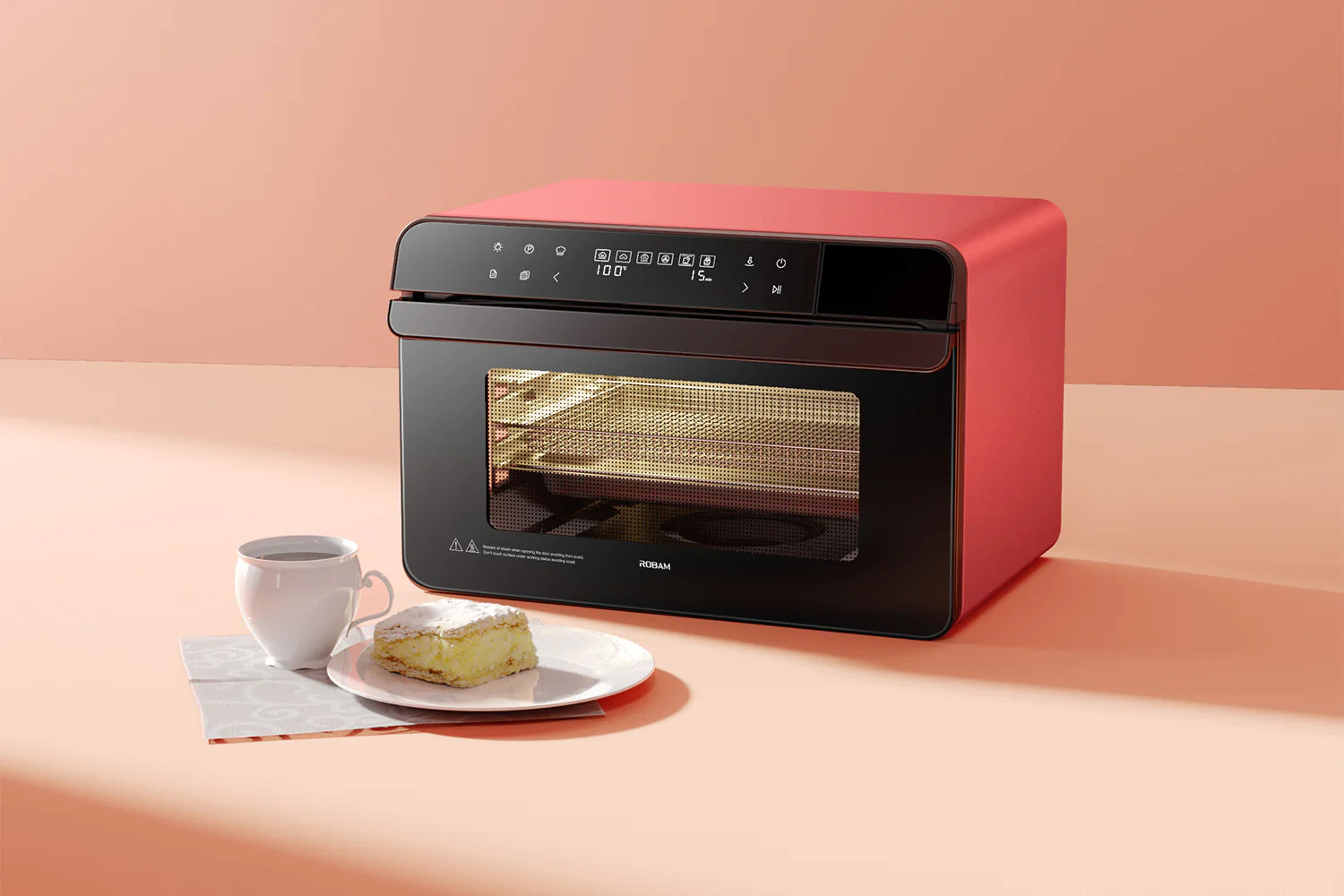ROBAM R BOX CT763 Countertop Oven - 12-in-1 Convection Toaster Oven with Air Fryer, Dehydrator & Rotisserie | Perfect for Baking, Roasting & Meal Prep in Small Kitchens