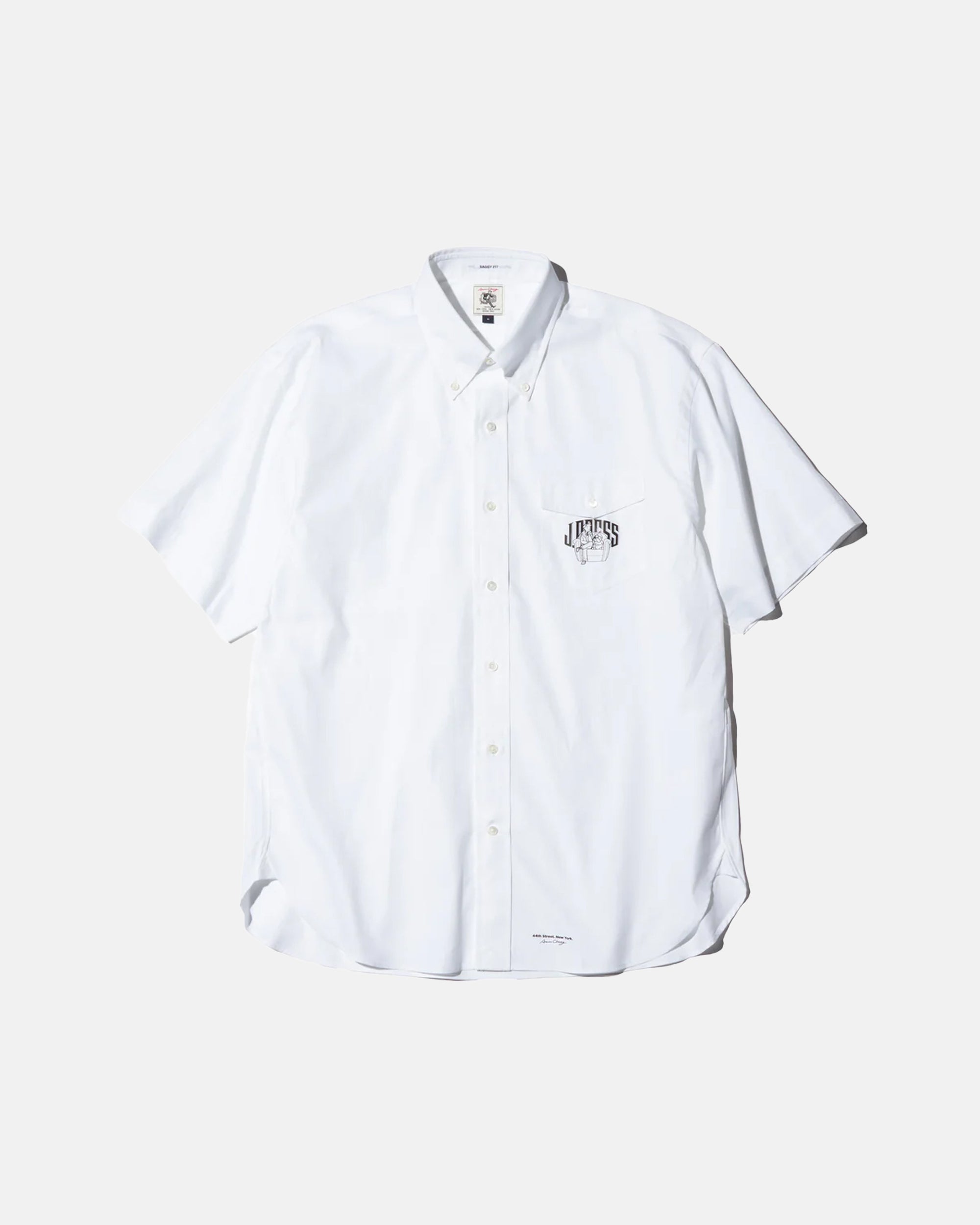 J. PRESS x AARON CHANG Men's Oxford Short Sleeve Shirt - Casual Button Down Shirt for Summer, Business Casual & Outdoor Activities