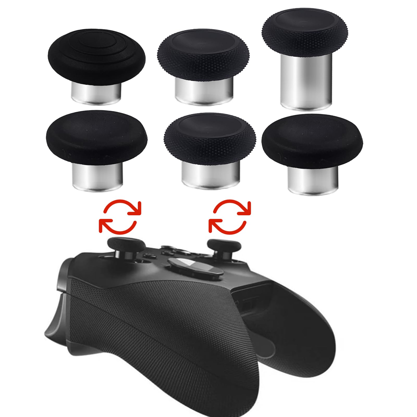 Xbox Elite 2 Core Controller Thumbsticks - 6-in-1 Magnetic Joysticks for Gaming Precision