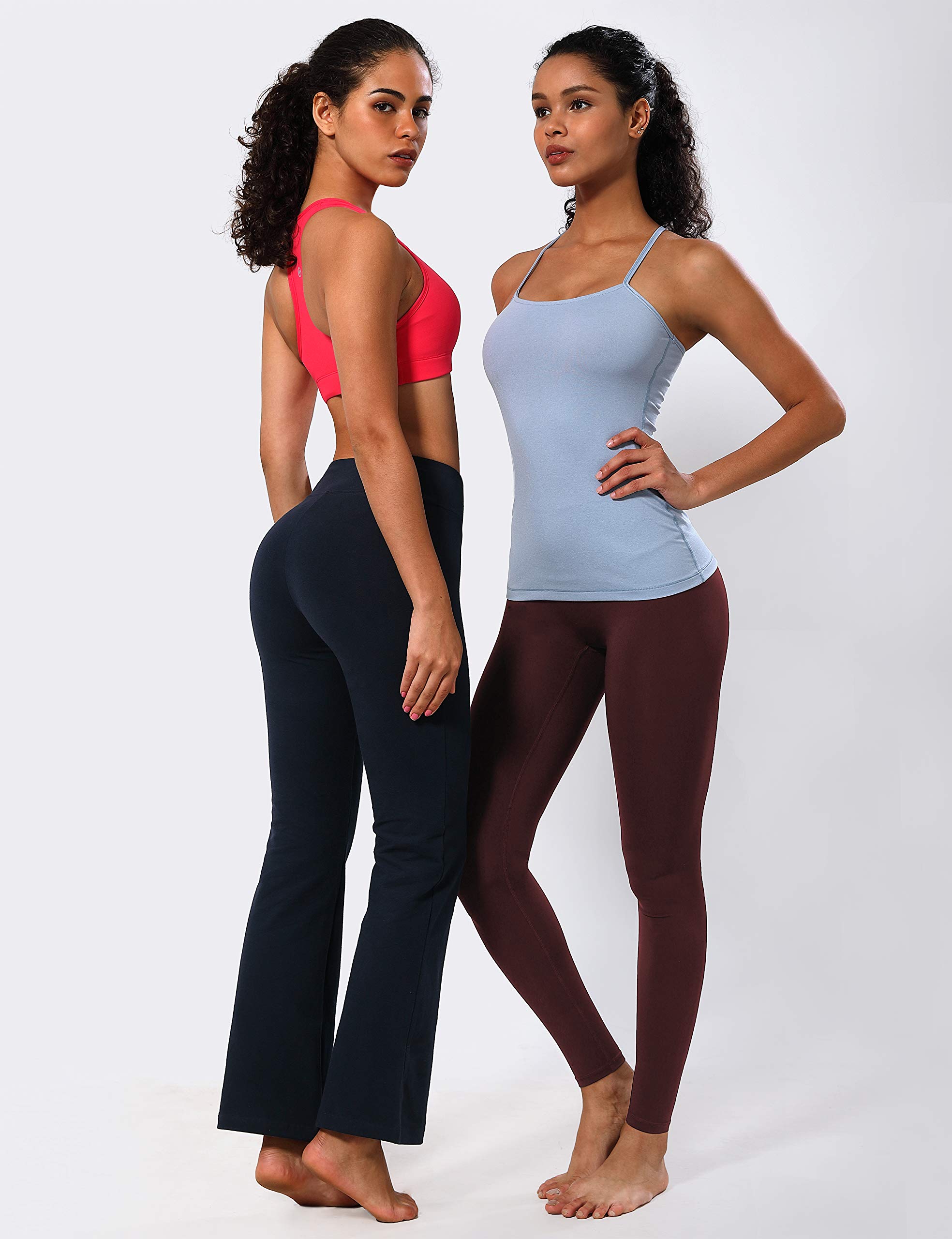 BUBBLELIME Women's High Waist Yoga Pants - 4 Styles, Petite & Tall Sizes, Tummy Control, Over The Heel Length, Soft Workout Leggings for Yoga, Gym, Running & Lounge Wear