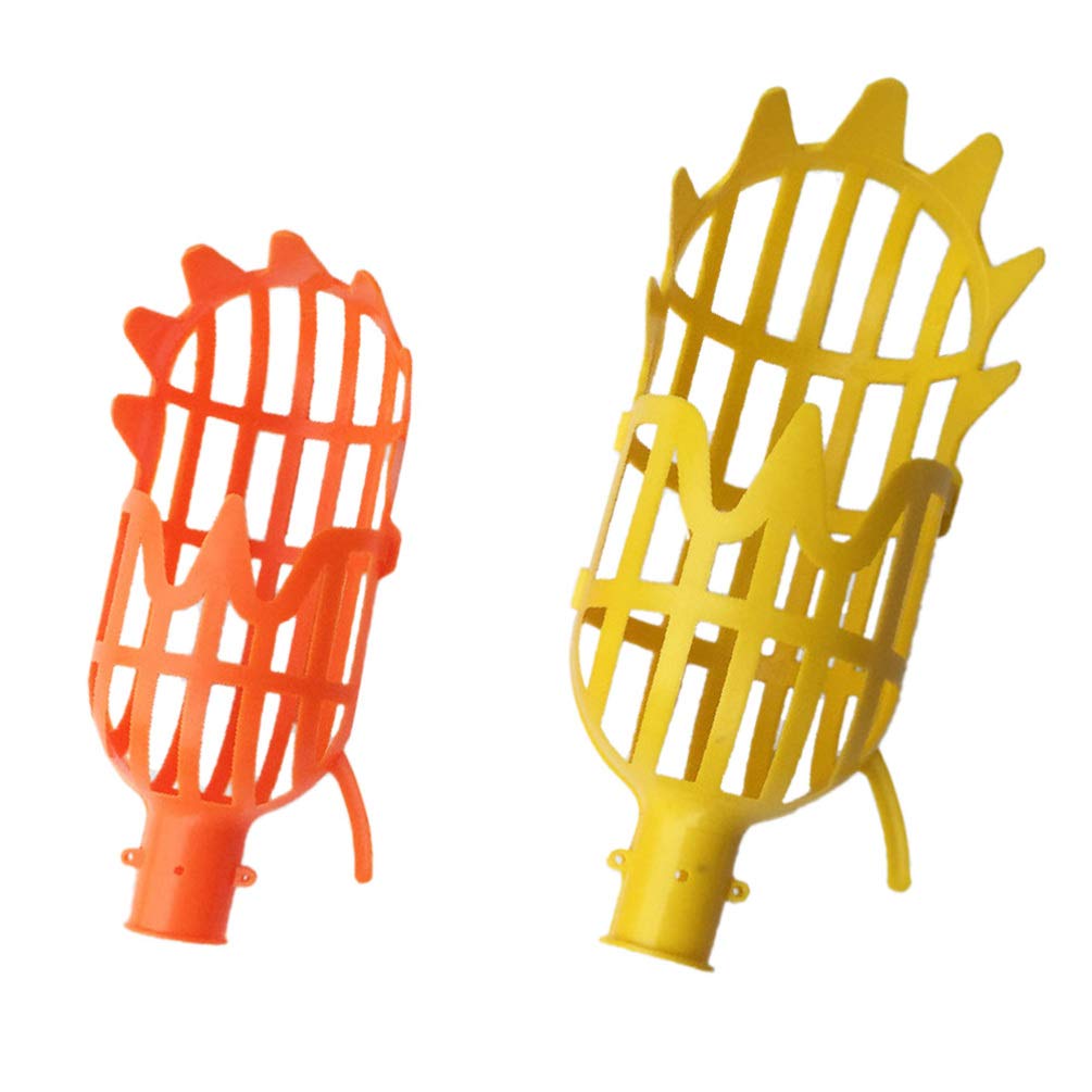 2-Pack Hemoton Fruit Picking Basket Set - Durable Orchard Harvest Tool for Citrus, Peach, Pear & Apple Picking | Perfect for Home Gardens, Farmers Markets & Organic Fruit Harvesting