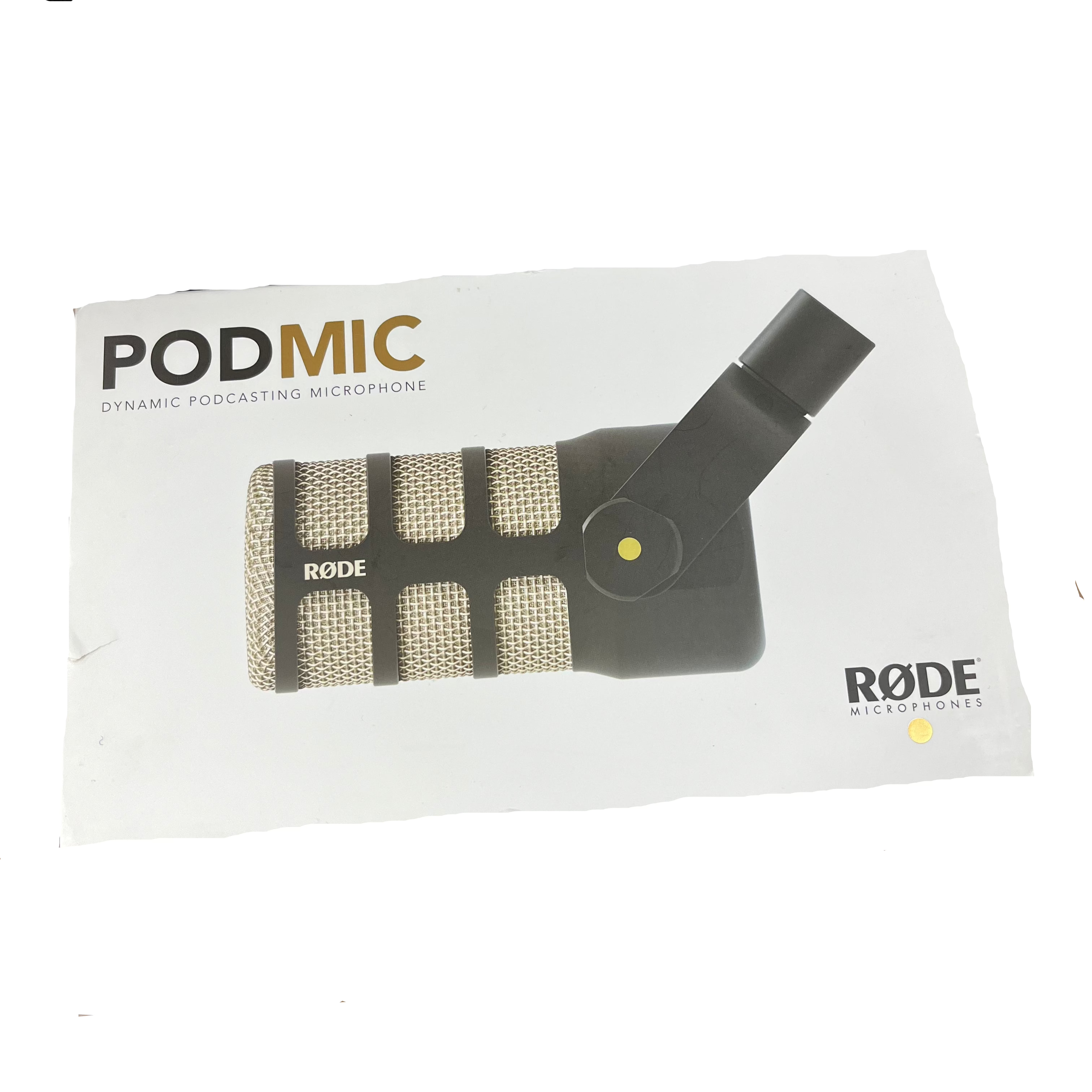 Rode PodMic Professional Dynamic Broadcast Microphone (Open Box) - Perfect for Podcasting, Streaming & Voice Recording