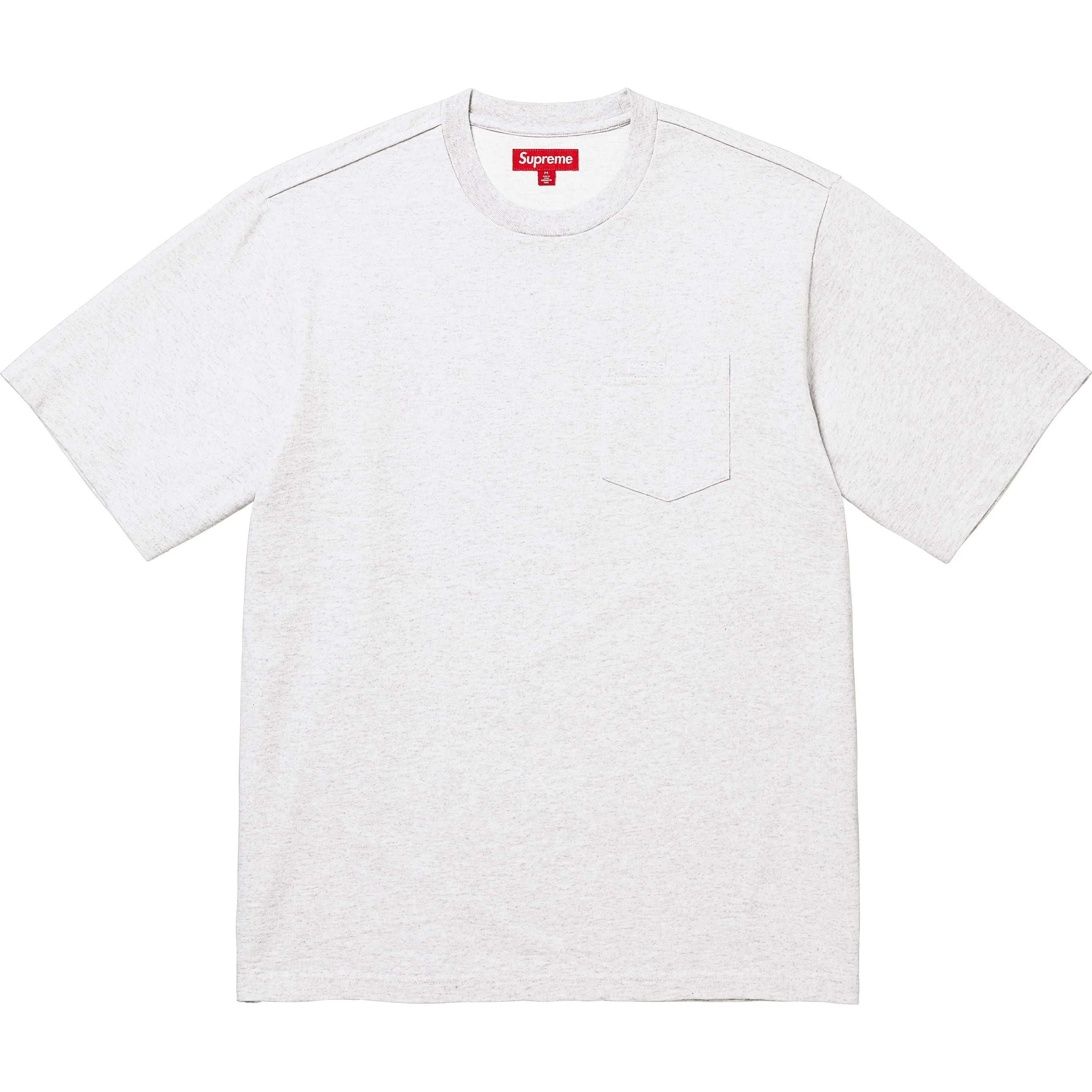 SUPREME 25SS Pocket Short Sleeve T-Shirt - Stylish Casual Wear for Street Fashion & Everyday Outfits