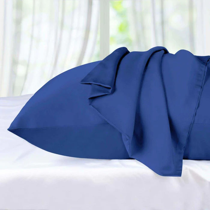 300 Thread Count Modal Beechwood Pillowcase Set - 2 Piece Soft & Breathable Bedding for a Comfortable Night's Sleep - Perfect for Home, Hotel, and Travel Use