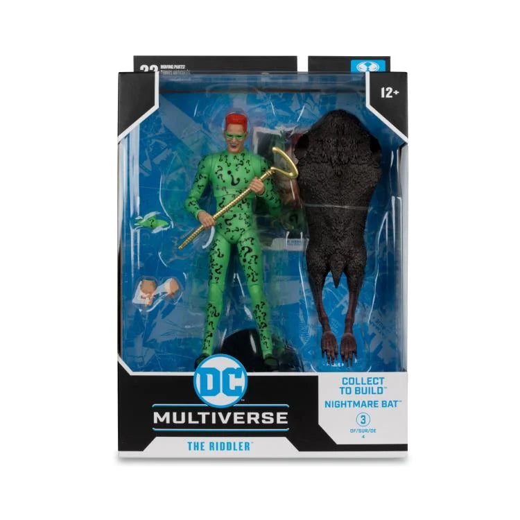 Batman Forever DC Multiverse The Riddler Action Figure - Collectible Buildable Nightmare Bat - Perfect for DC Comics Fans & Action Figure Collectors - Great for Display, Play, and Completing Your DC Multiverse Collection