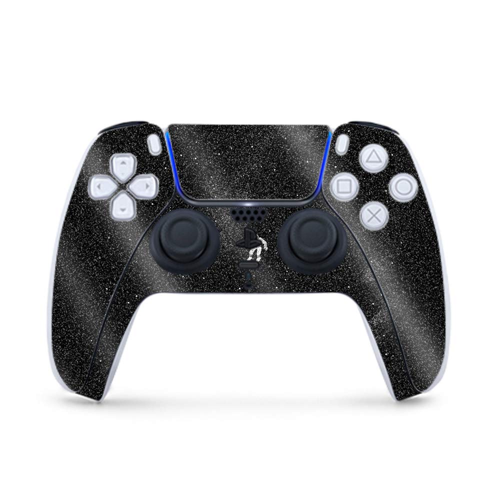 MightySkins Glossy Glitter PS5 Controller Skin for Playstation 5 - Gravity Design | Durable High-Gloss Glitter Finish | Easy to Apply & Remove | Made in USA | Perfect for Gaming, Customization & Protection