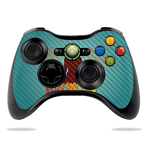 Premium Carbon Fiber Skin for Microsoft Xbox 360 Controller - Protective & Durable Textured Cover | Easy to Apply & Remove | Made in USA | Perfect for Gaming, Customization & Controller Protection