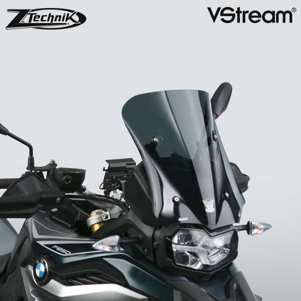 ZTechnik F900GS ADV & F850GS VStream Sport Dark Tint Windshield - Motorcycle Windshield for BMW Adventure Bikes - Perfect for Long Rides and Off-Road Adventures