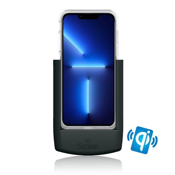 iPhone 13 Pro Max Wireless Charging Car Mount Holder with Shockproof Case - Perfect for Driving, Commuting & Road Trips