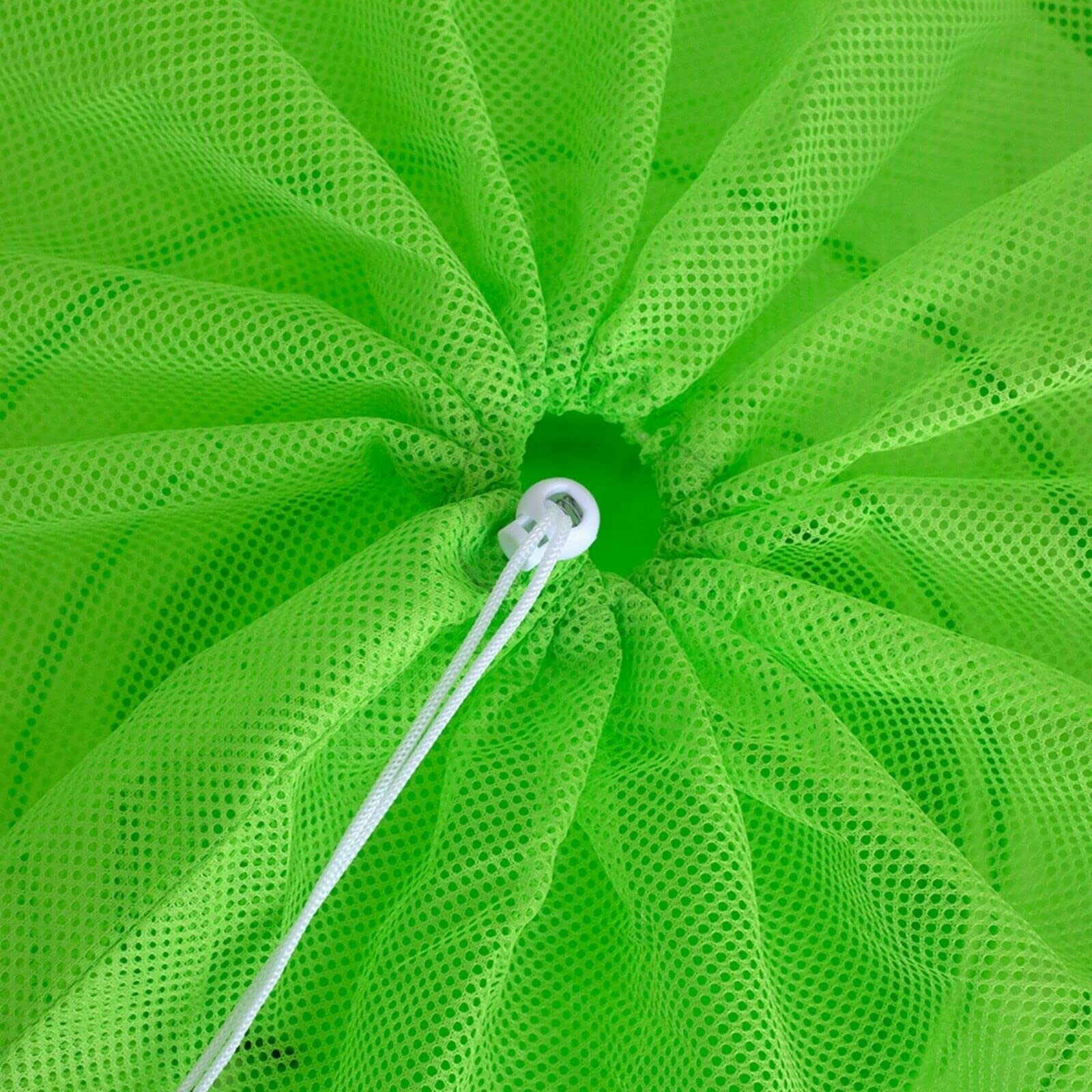 Collapsible Mesh Laundry Hamper Basket - Breathable Pop-Up Barrel Design, Solid Lime Color | Perfect for Dorm Rooms, Travel & Small Spaces