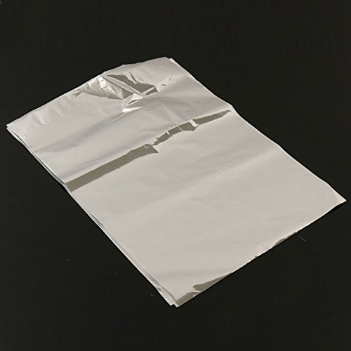 Premium Gold, Silver & Red Hot Stamping Foil Paper - 50Pcs A4 Size (20x29cm) for Laser Printer, Crafting & DIY Projects - Perfect for Scrapbooking, Card Making & Gift Wrapping