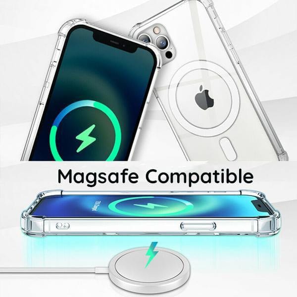 Urban Clear iPhone 12 Pro Max Case - MagSafe Compatible Protective Cover | Slim Transparent Design for Everyday Use & Wireless Charging