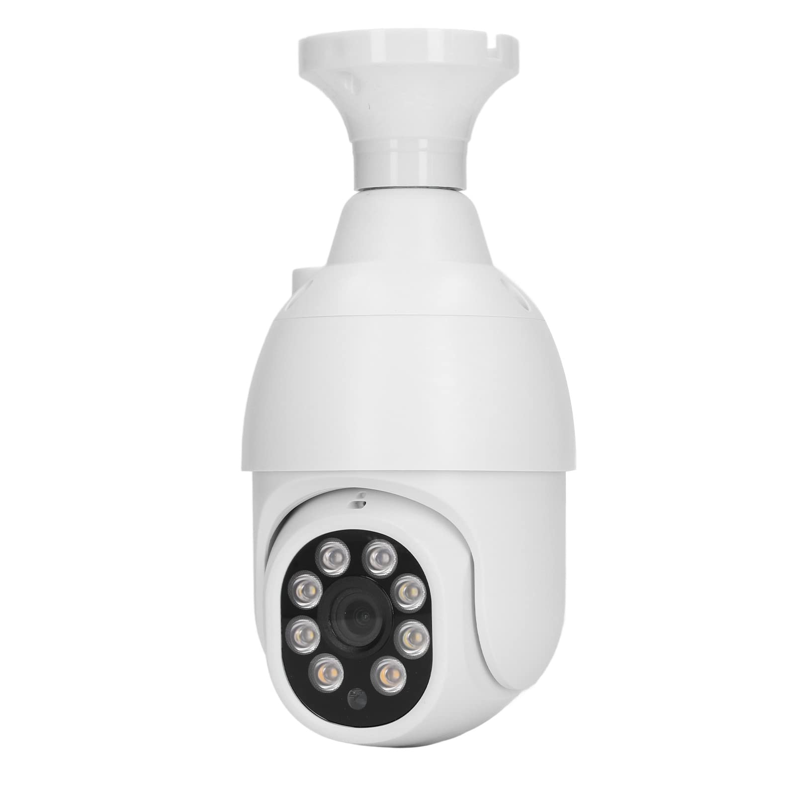 Akozon HD Security Camera with Night Vision, E27 Bulb Camera for Indoor/Outdoor Surveillance - Monitor Home, Office, Garage & Baby Room