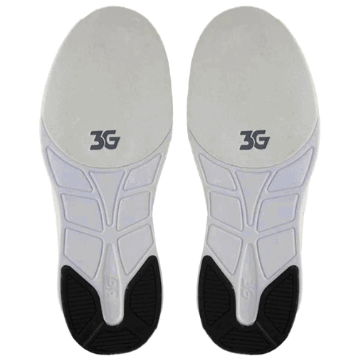 3G Unisex Kicks II Grey Bowling Shoes - Comfortable & Durable for Men & Women - Perfect for League Play, Casual Bowling & Shoe Rental Replacement