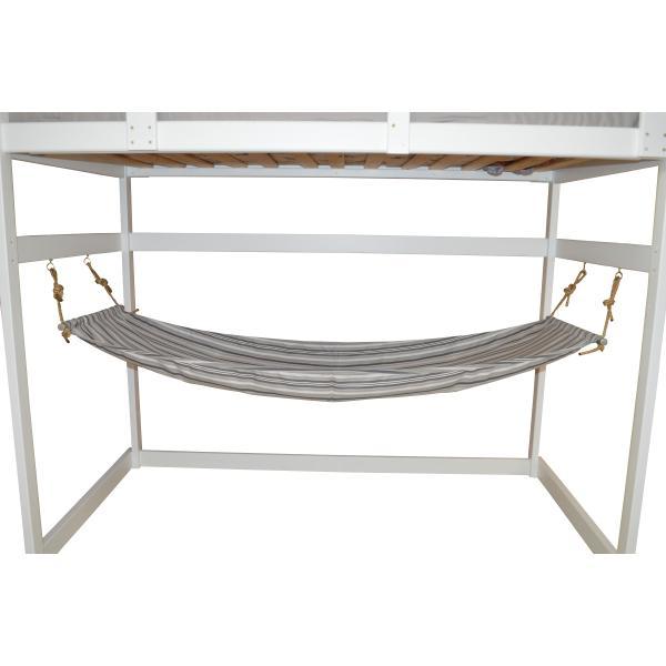 Twin Size Hammock with Heavy-Duty Mounting Hardware - Portable Outdoor Hanging Bed for Backyard, Camping & Relaxation