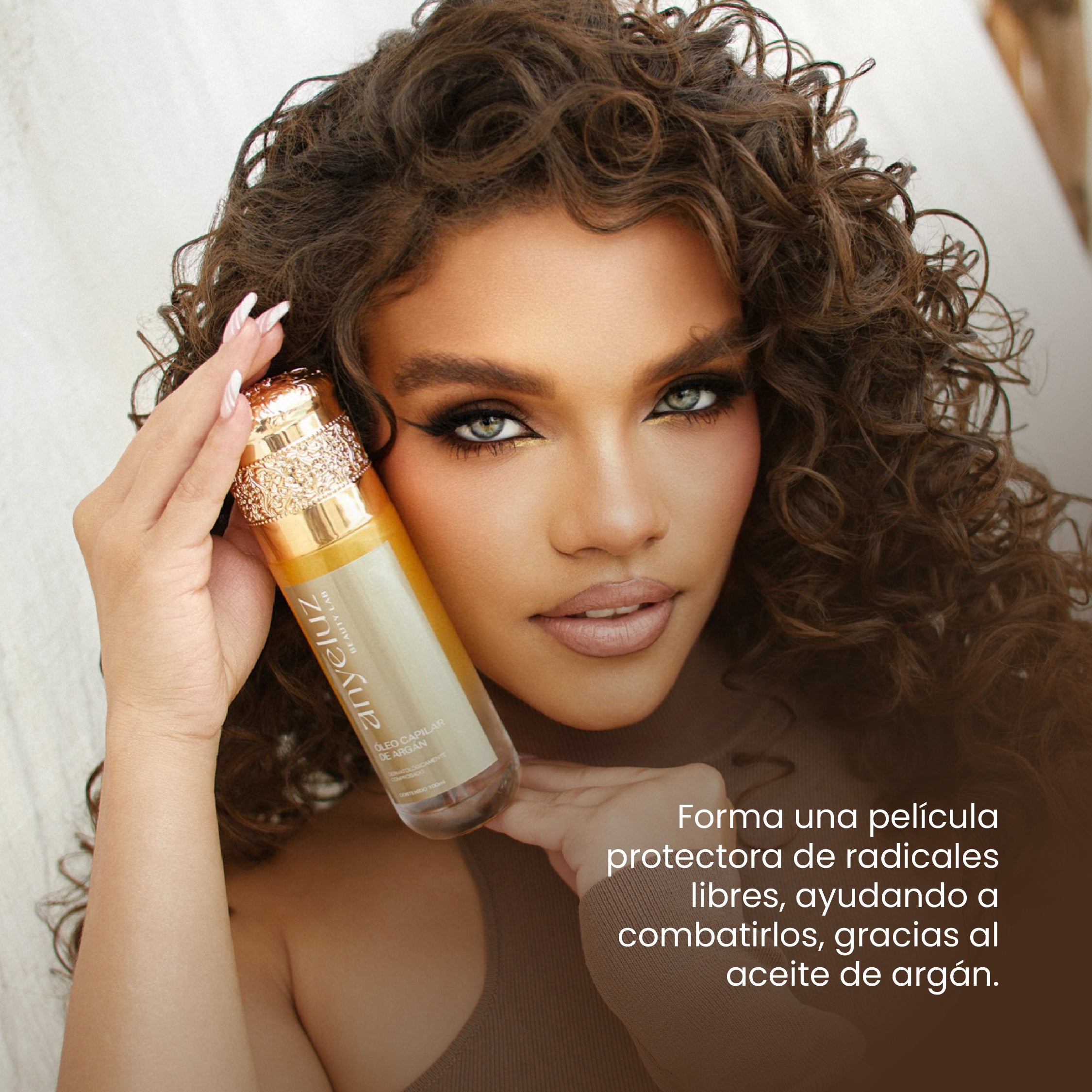 Anyeluz Argan Hair Oil - Nourishing & Repairing Treatment for Dry, Damaged Hair - Perfect for Daily Use, Styling & Split Ends Care