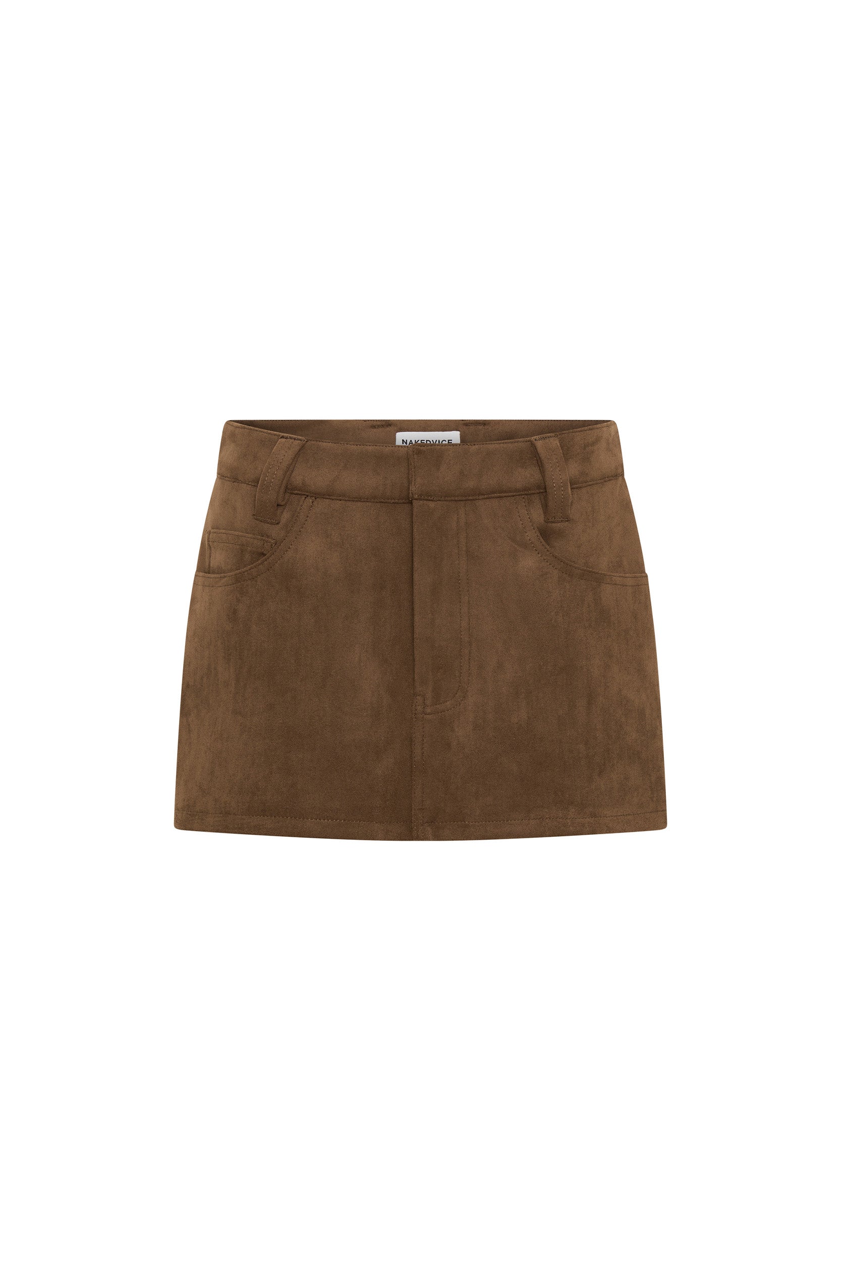 THE BROOKLYN BROWN SKIRT | Women's Fashion A-Line Midi Skirt | Perfect for Office, Date Night & Casual Outings
