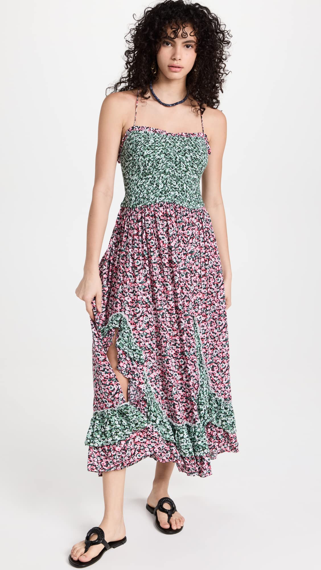 Free People Women's One I Love Dress - Flowy Boho Maxi Dress with Lace Details | Perfect for Beach Vacations, Summer Festivals & Date Nights