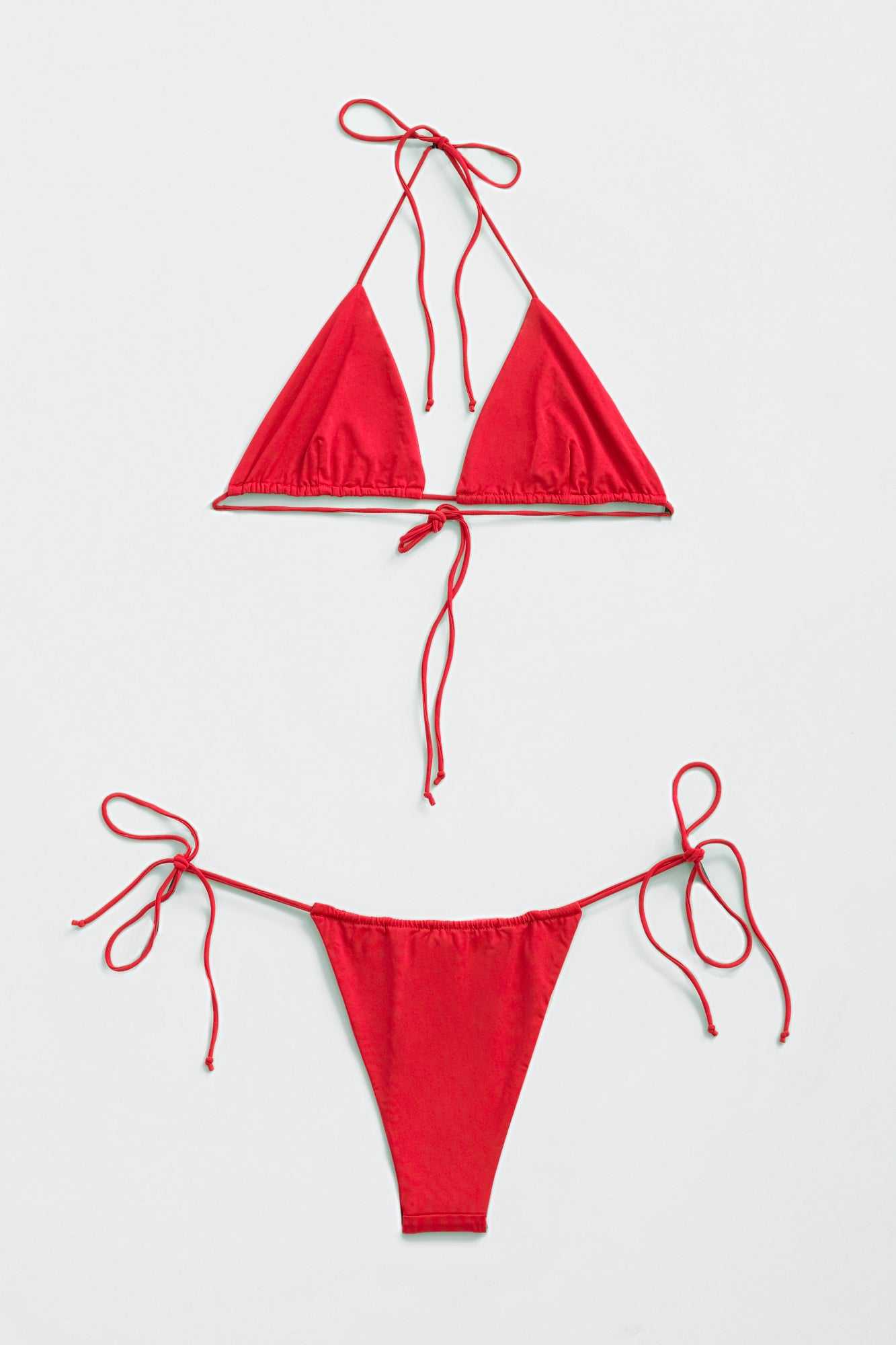 Bixi Bottom Fire Red - High Waist Bikini Bottoms for Women, Sexy Swimwear for Beach & Pool Party, Perfect for Summer Vacation & Tropical Getaway