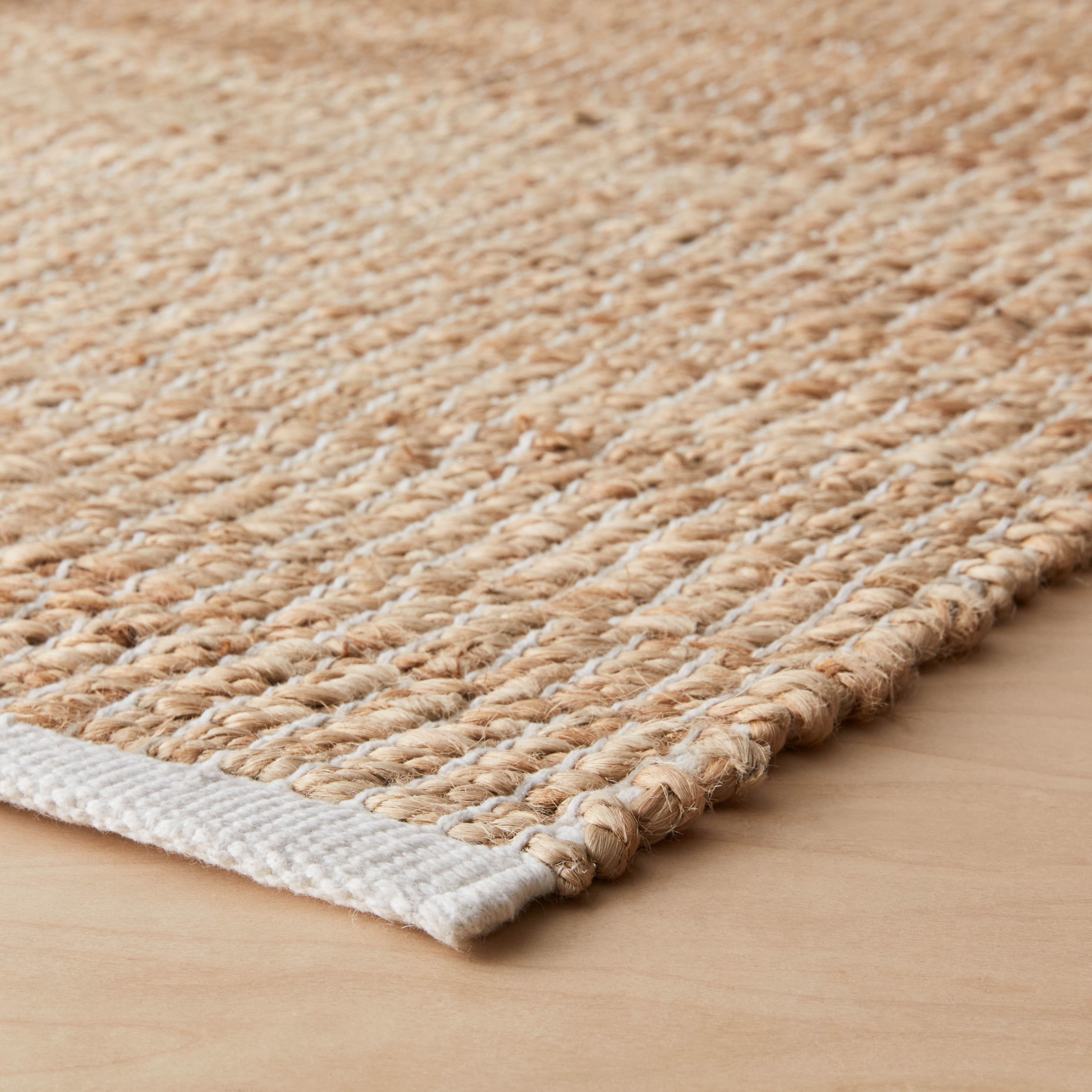 Anika Handwoven Jute Runner Rug - Natural Eco-Friendly Floor Mat for Dining Room, Hallway & Entryway Decor