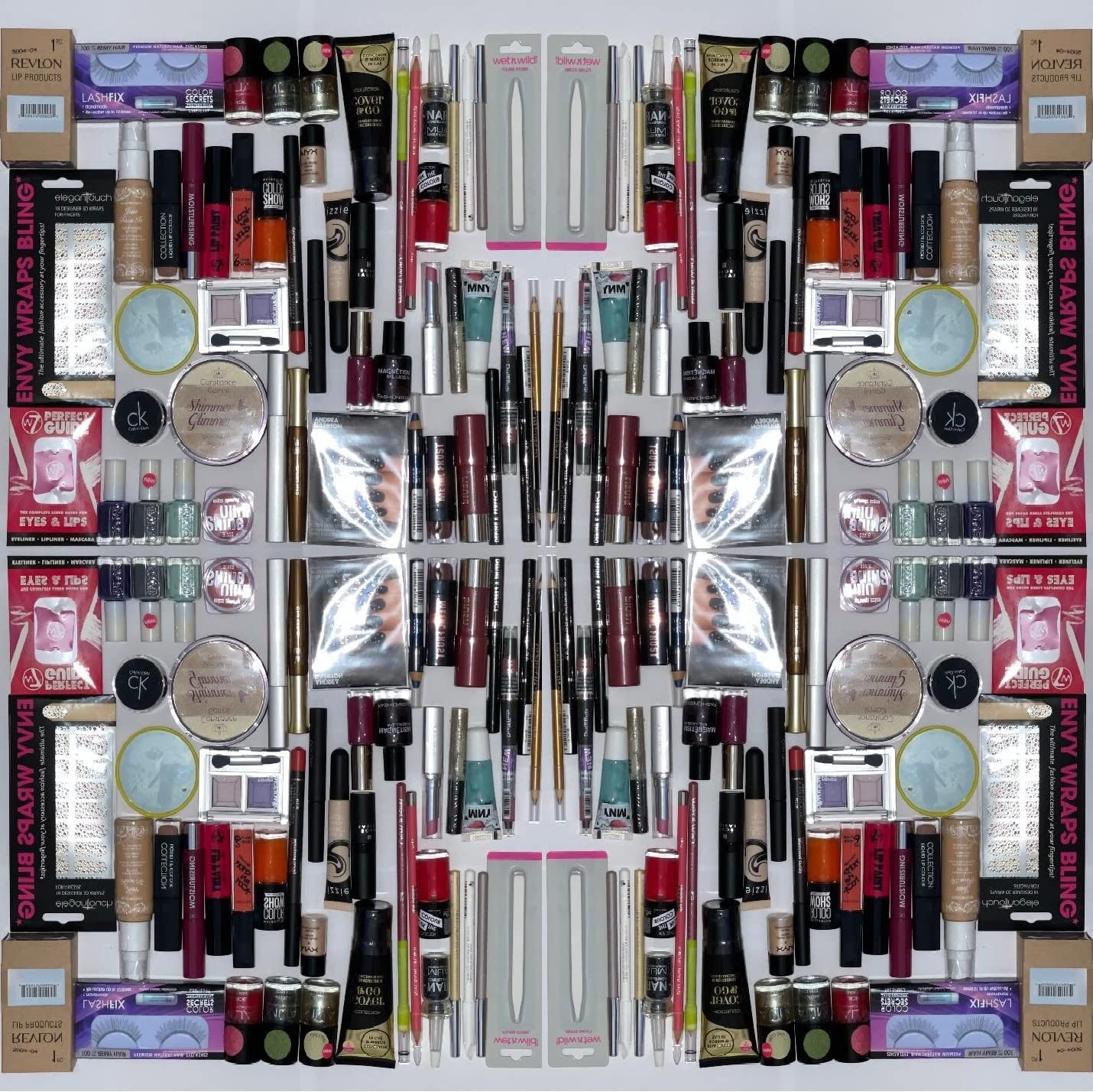 50-Piece Mixed Cosmetics Bundle - Assorted Makeup Joblot with Various Brands (Random Selection) | Perfect for Makeup Artists, Salons & Beauty Enthusiasts | Fast UK Delivery