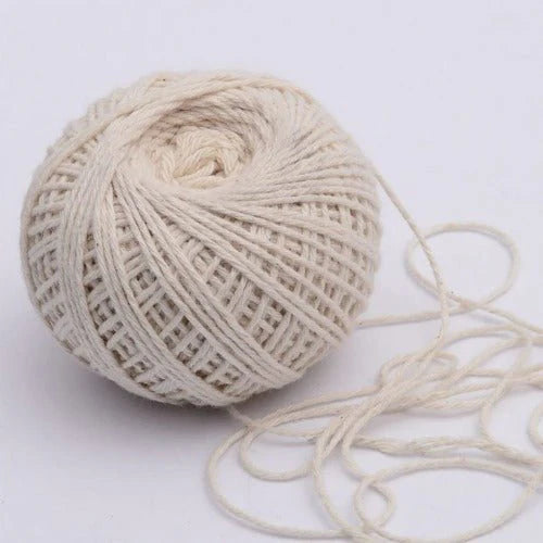 Premium Heavy Duty Cotton String - 100m (328ft) Natural Twine for Crafts, Gardening, Gift Wrapping & DIY Projects | Strong Multipurpose Rope for Home, Office & Outdoor Use
