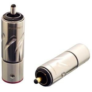 Furutech FT-111 (R) Premium Gold-Plated RCA Audio Connectors - 4-Piece Set for Hi-Fi Systems, Home Theater & Professional Studio Equipment