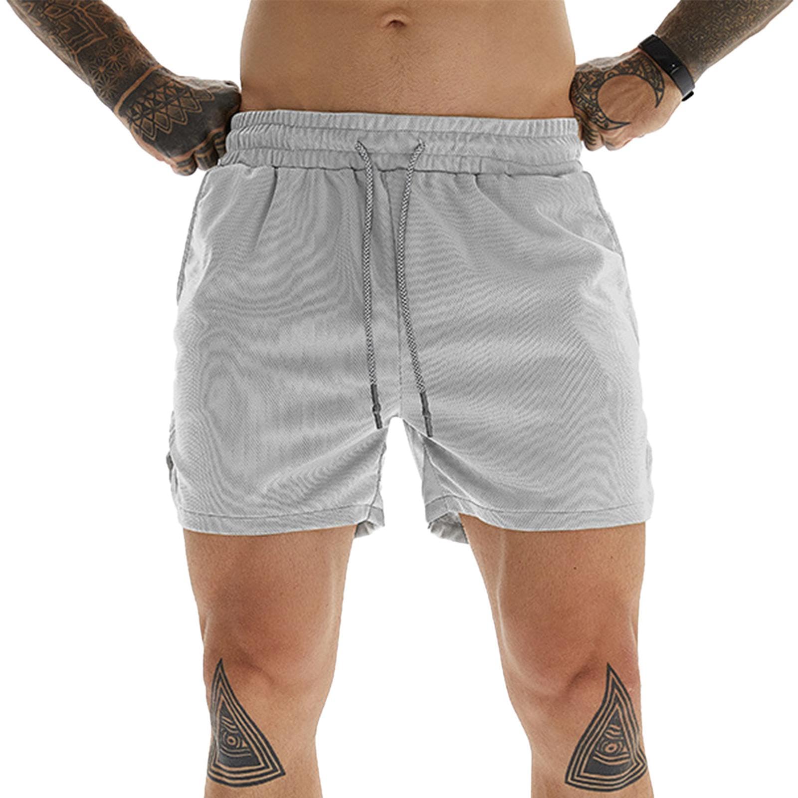 **Bellv Men's Quick-Dry Lightweight Athletic Gym Shorts - Elastic Workout Shorts for Running, Weightlifting, Cycling & Boxing | Ideal for Gym, Training & Outdoor Sports**