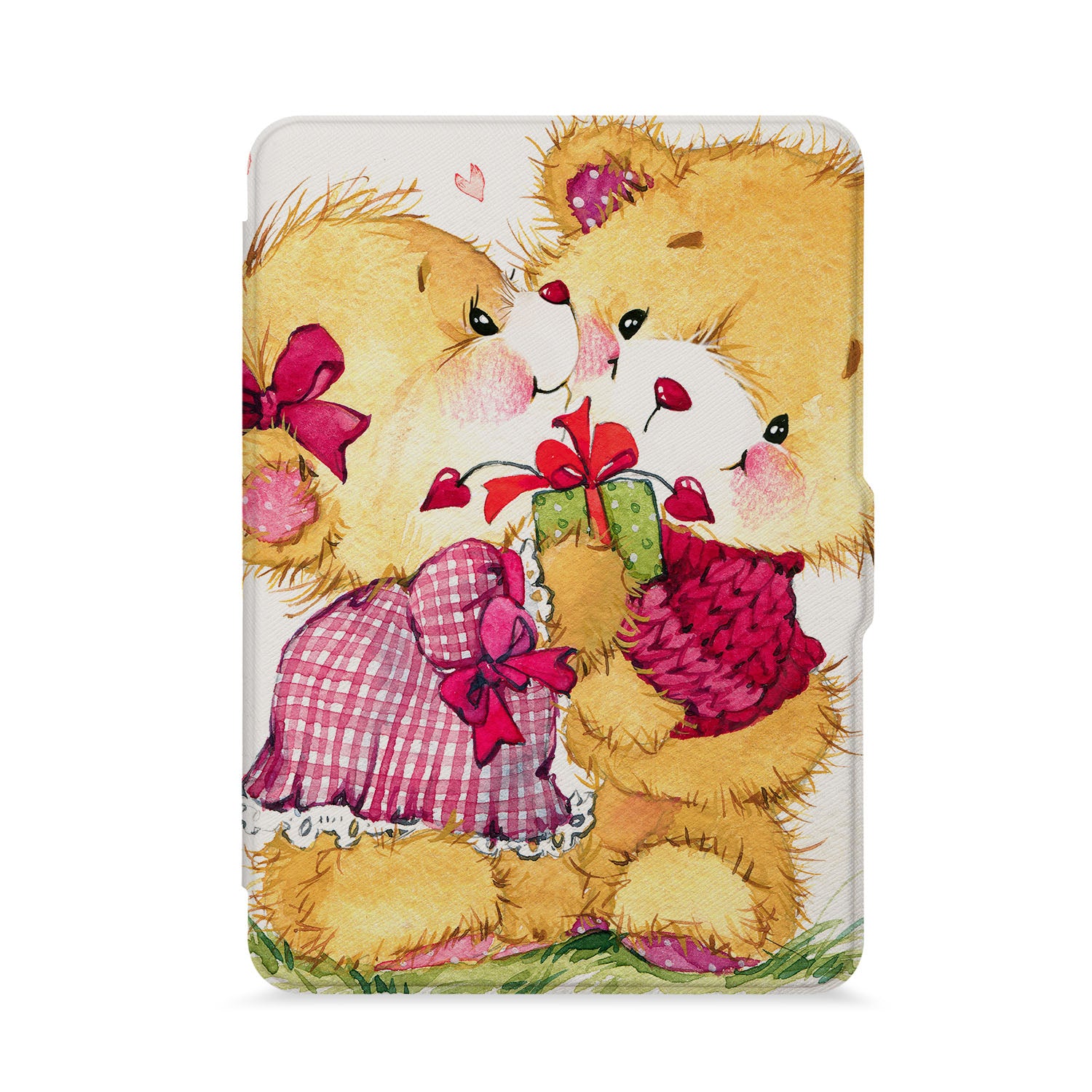 Premium Kindle Case with Bear Design - Protective Cover for Kindle E-Reader - Perfect for Reading at Home, Travel, and Gifts