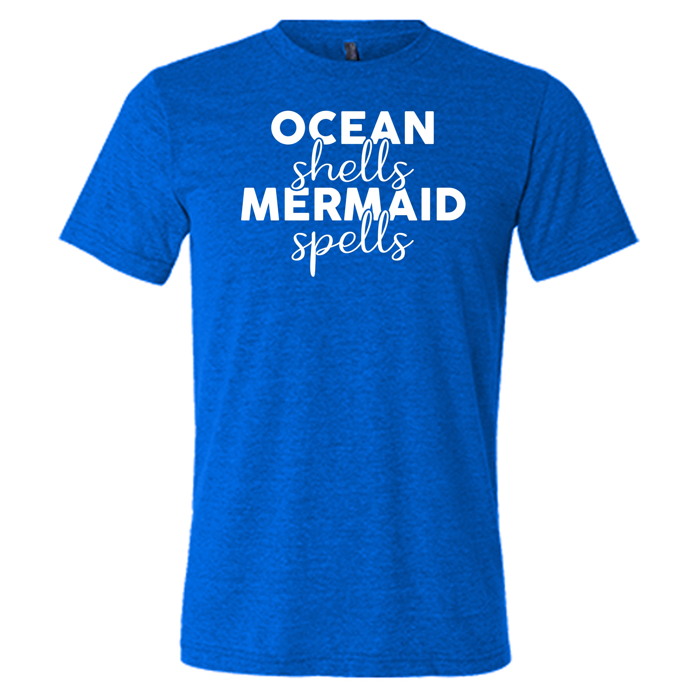 Ocean Shells & Mermaid Spells Unisex T-Shirt - Beach Vacation, Mermaid Party, Summer Festival Fashion for Men and Women