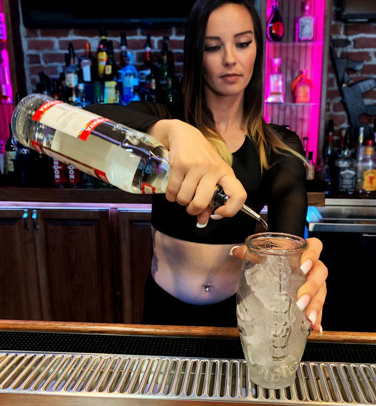 Premium BarConic® 304 Stainless Steel Liquor Pourer Spouts - Durable Bar Accessories for Whiskey, Vodka & Cocktail Bottles - Perfect for Home Bars, Restaurants & Professional Bartending Use