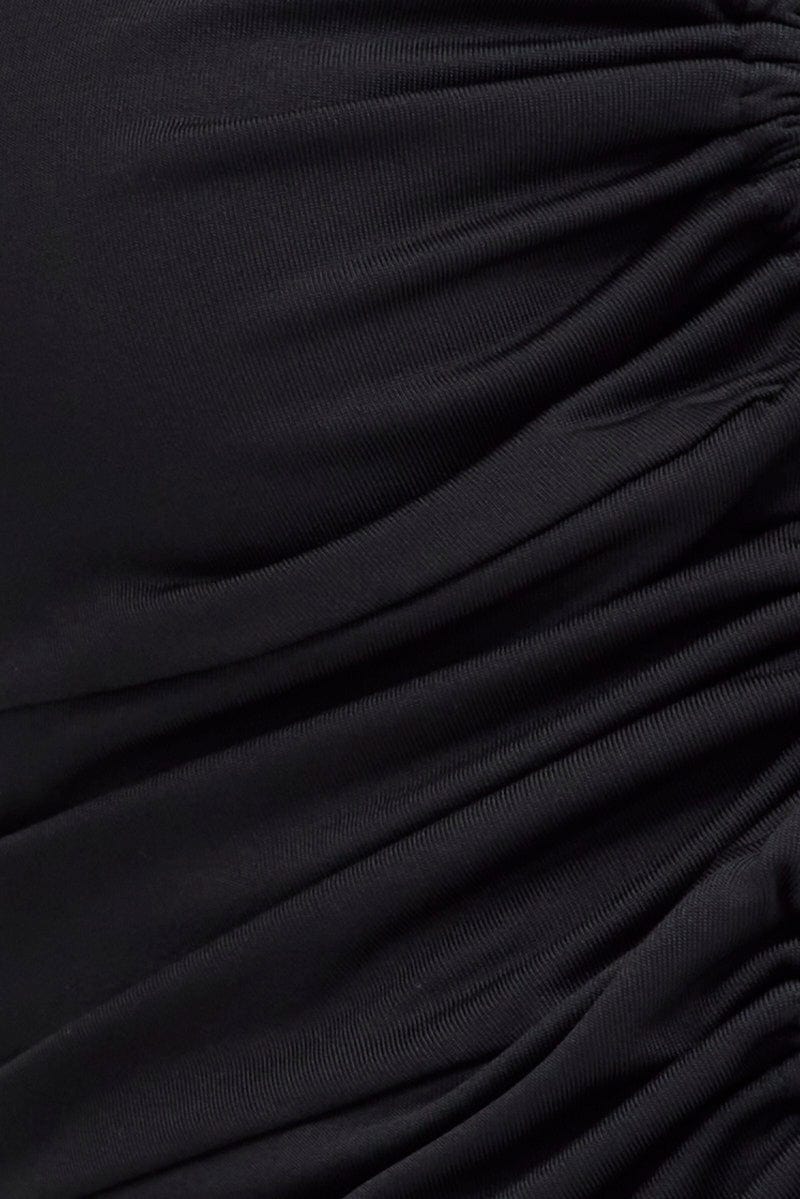 Black Bralette Crop Top - V Neck Keyhole Details - Sexy Lingerie for Women - Perfect for Date Night, Lounge Wear & Layering