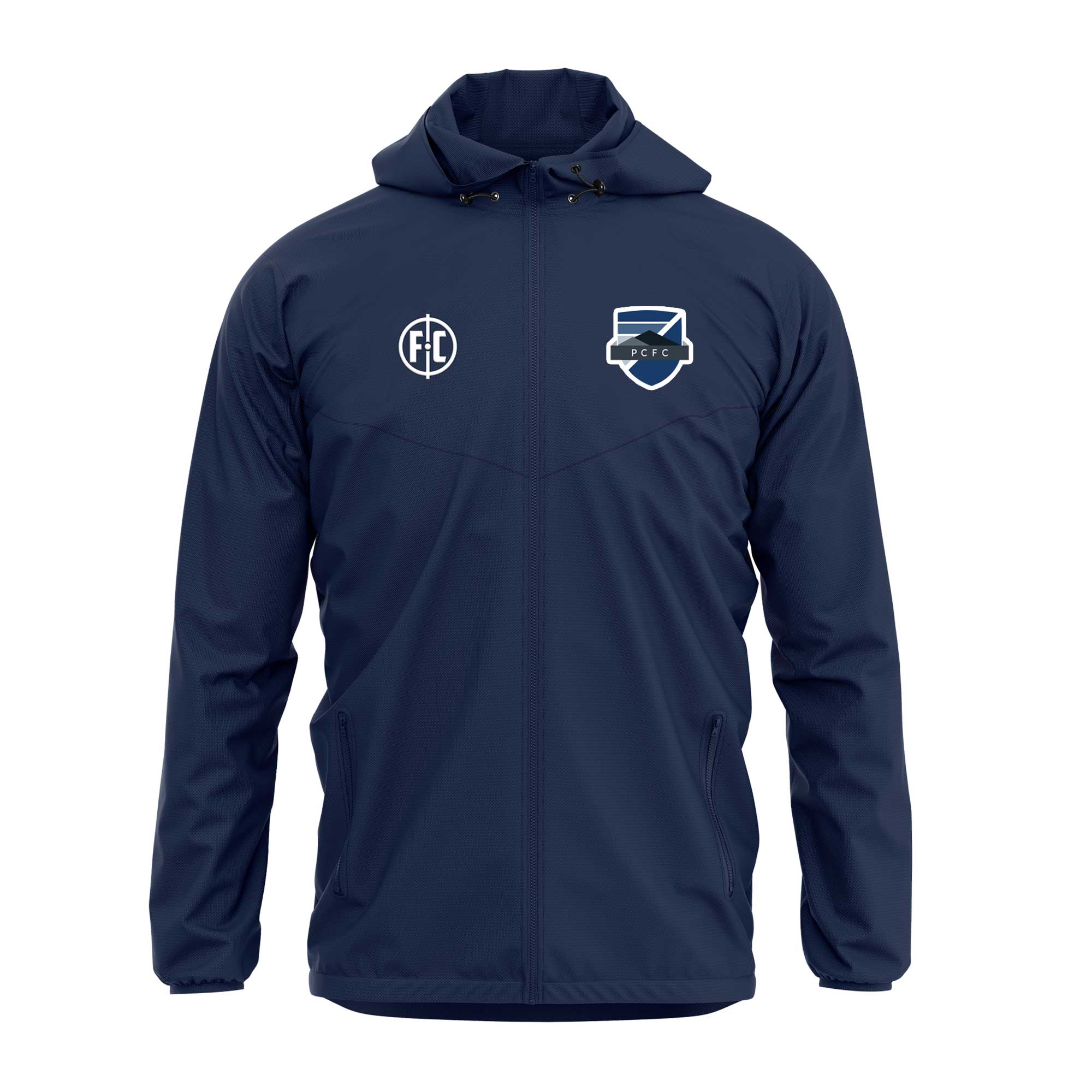 Porirua City FC Shower Jacket - Waterproof Windbreaker for Soccer Training & Outdoor Activities - Perfect for Rainy Days & Sports Events