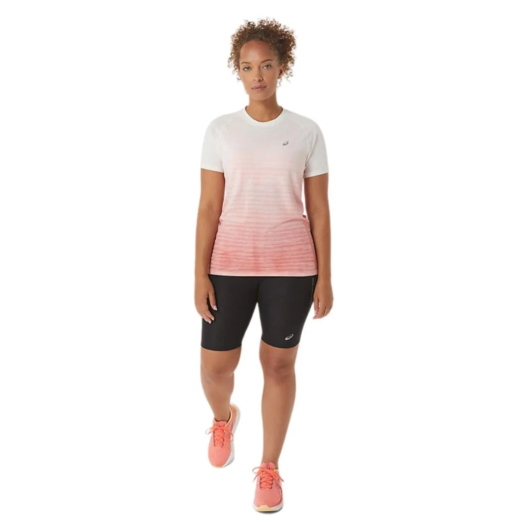 ASICS Seamless Women's Running T-Shirt - Moisture Wicking Workout Top for Gym, Yoga & Outdoor Activities