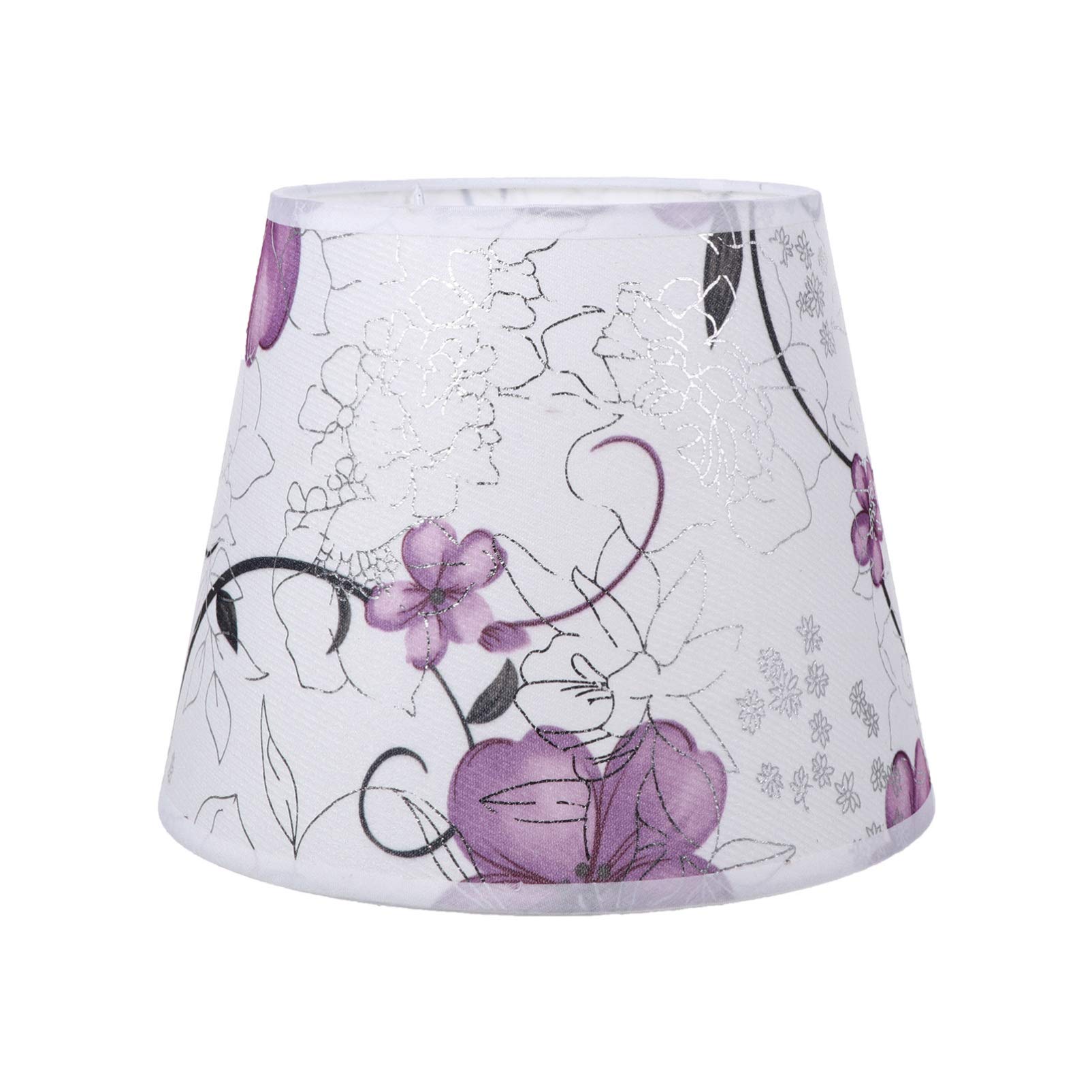 Elegant Floral Fabric Lamp Shade - Medium Size Table Lamp Cover for Home Decor, Bedroom, Living Room & Valentine's Day Gift